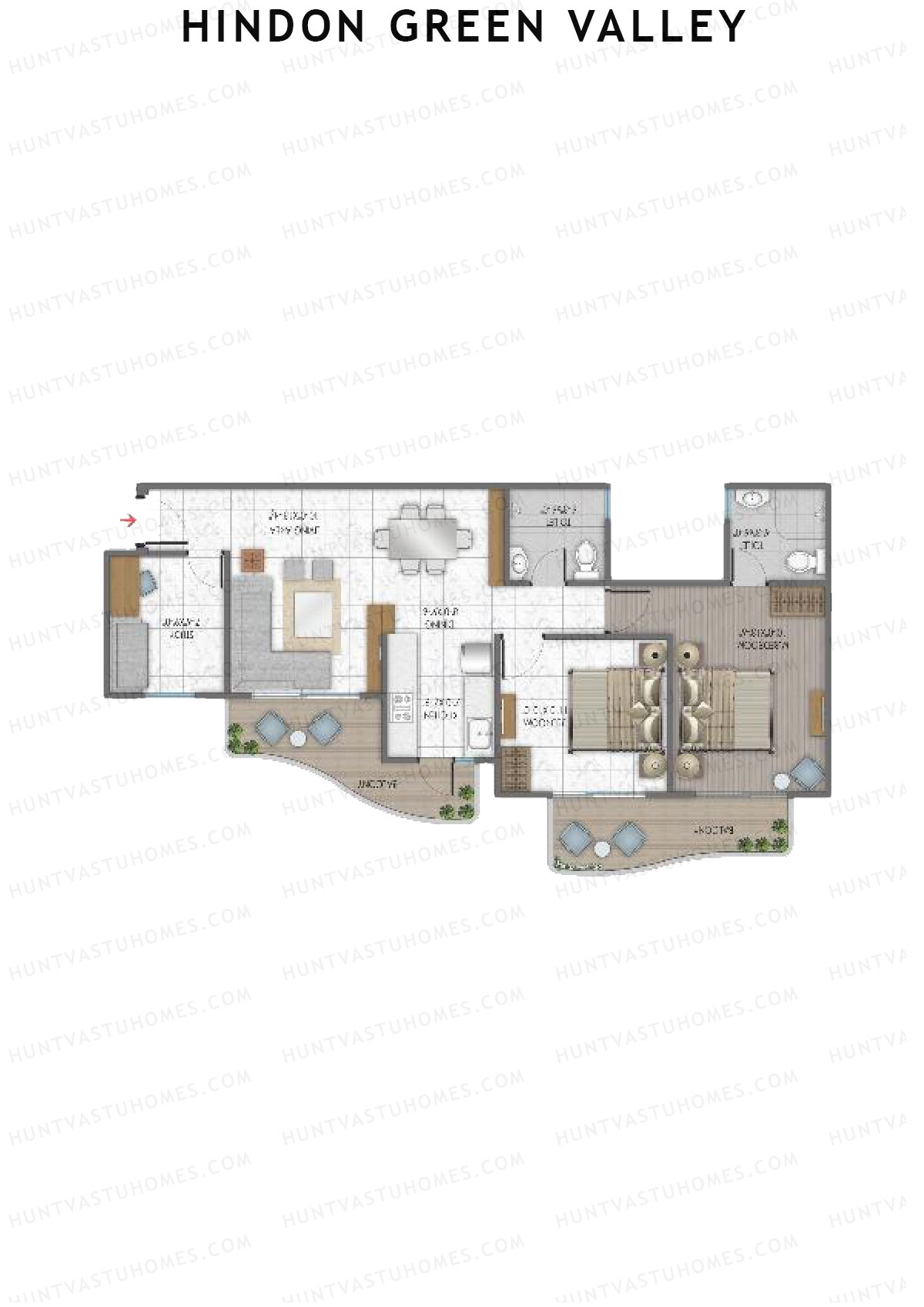 Hindon Green Valley Meadows3 Unit 4 Floor Plan