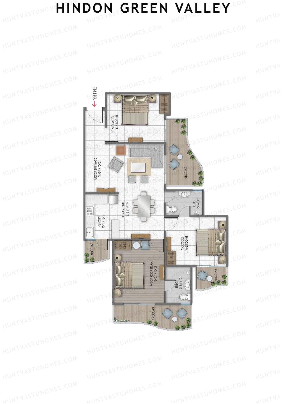 Hindon Green Valley Meadows3 Unit 5 Floor Plan