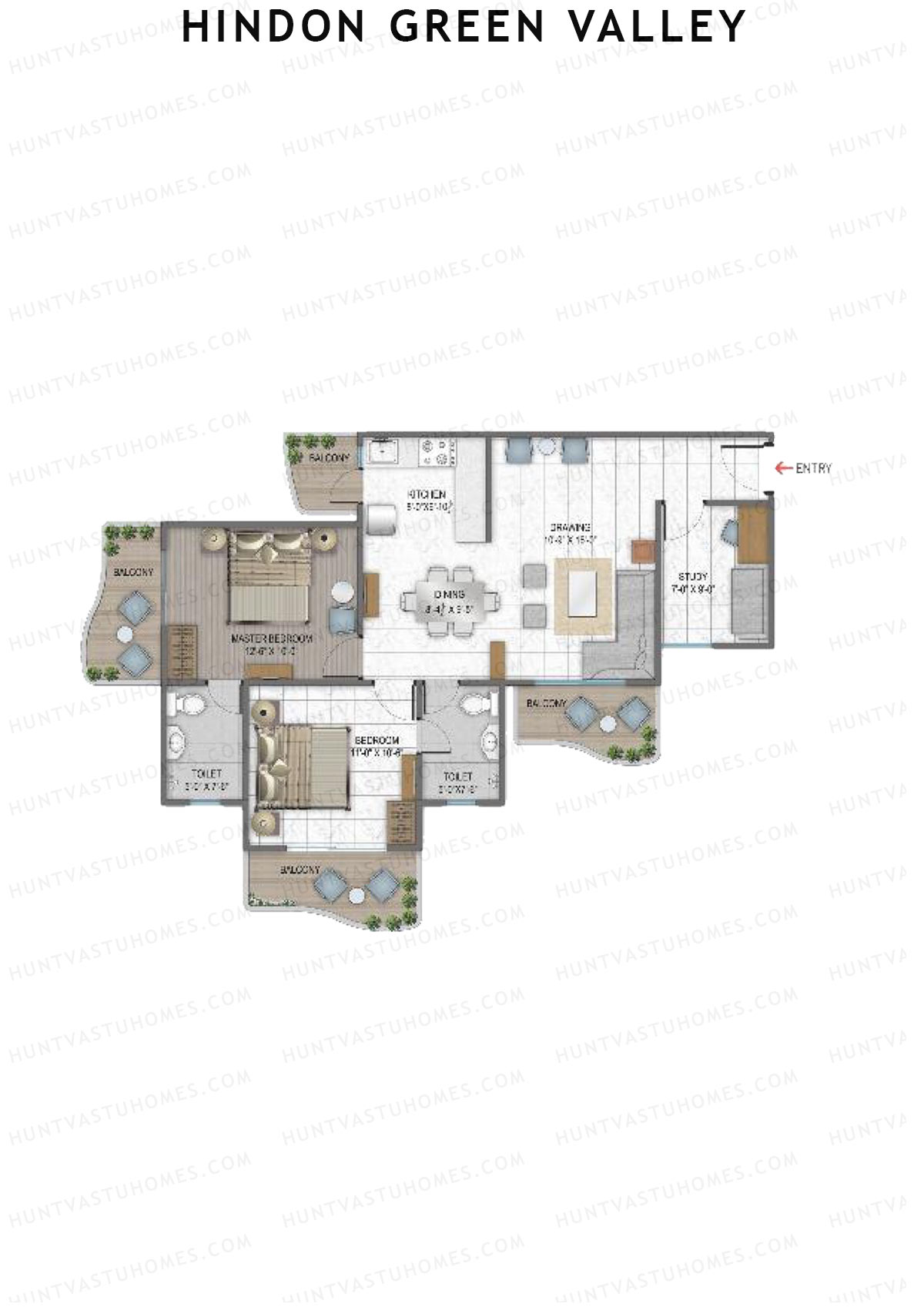 Hindon Green Valley Skylish1 Unit 7 Floor Plan