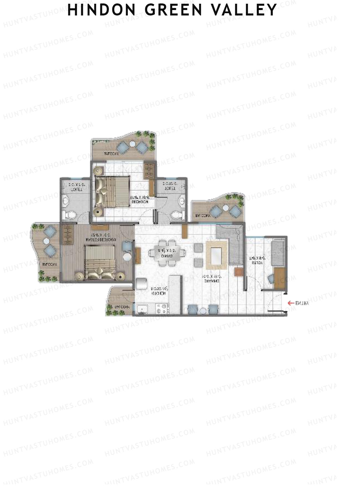Hindon Green Valley Skylish1 Unit 8 Floor Plan