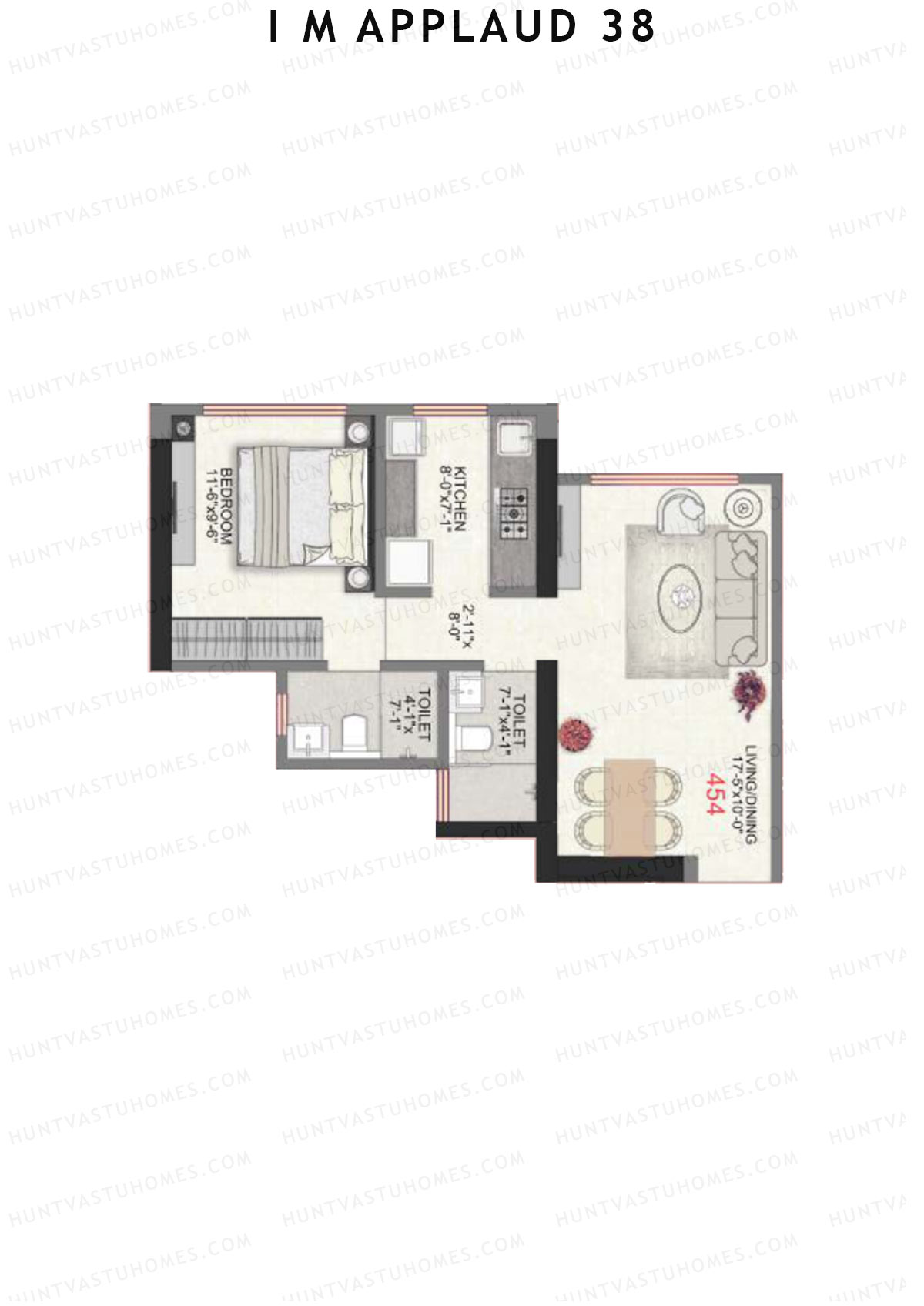 I M Applaud 38 Block A Unit 2 Floor Plan