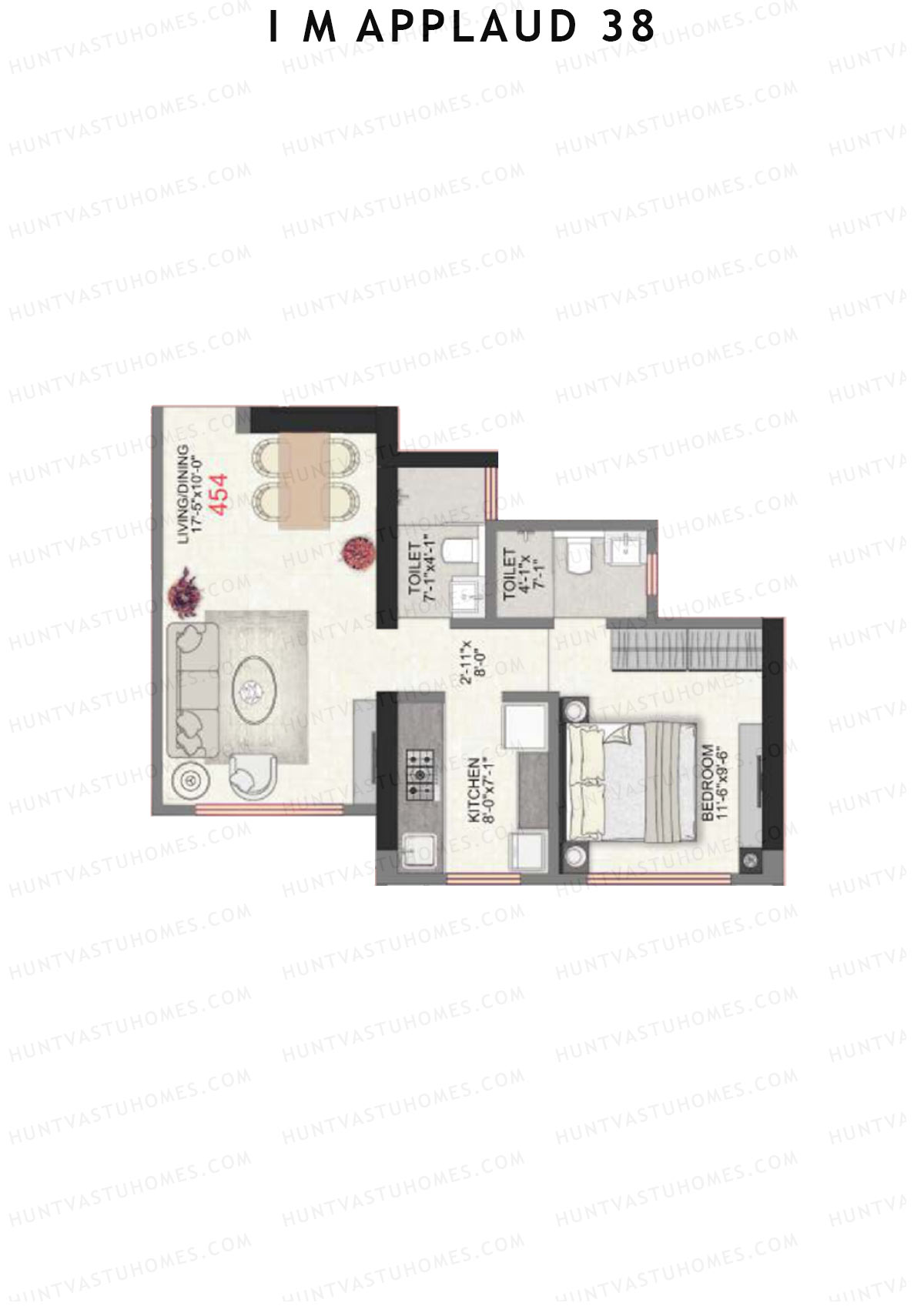 I M Applaud 38 Block A Unit 5 Floor Plan