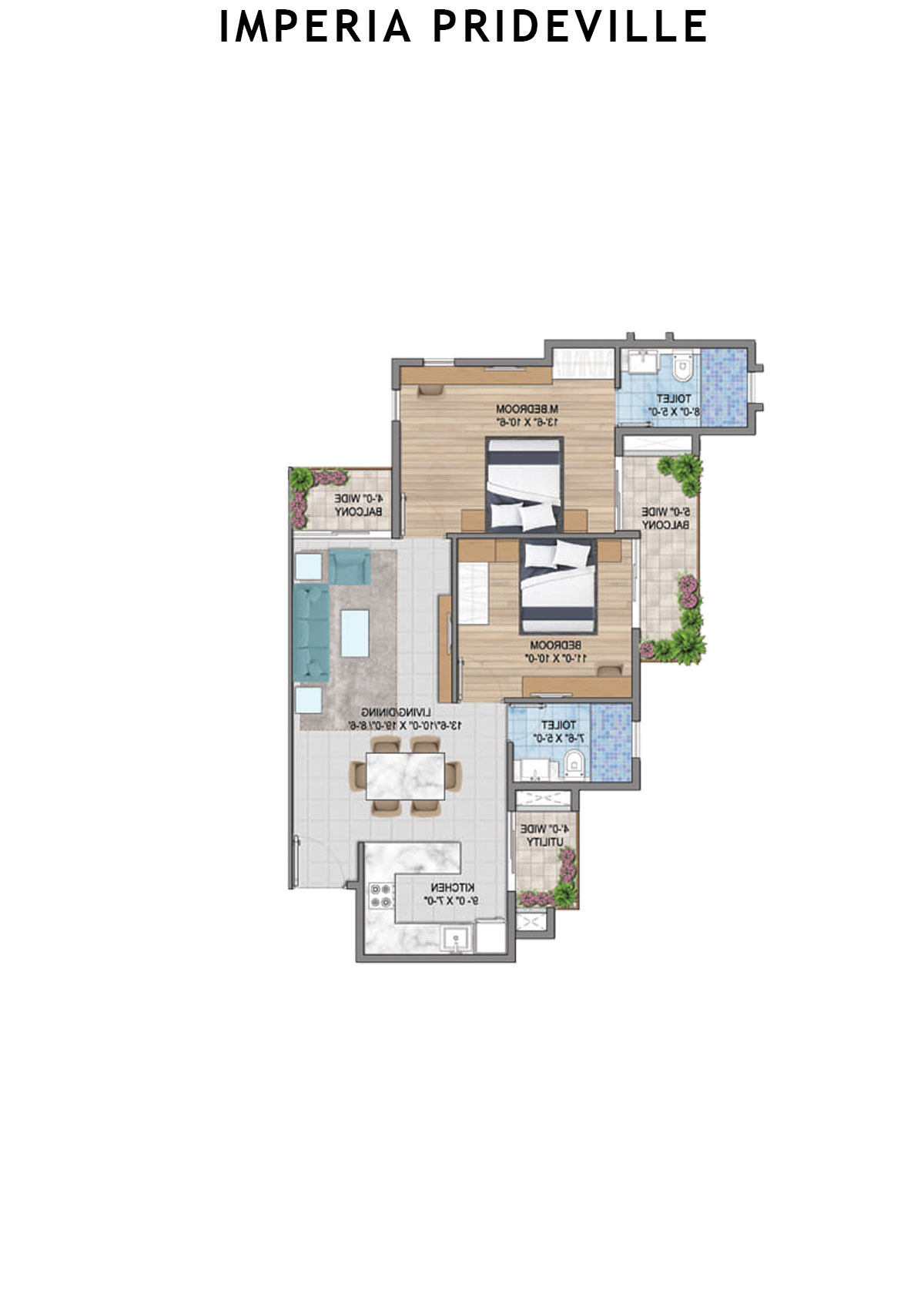Imperia Prideville Dignity Unit 3 Floor Plan