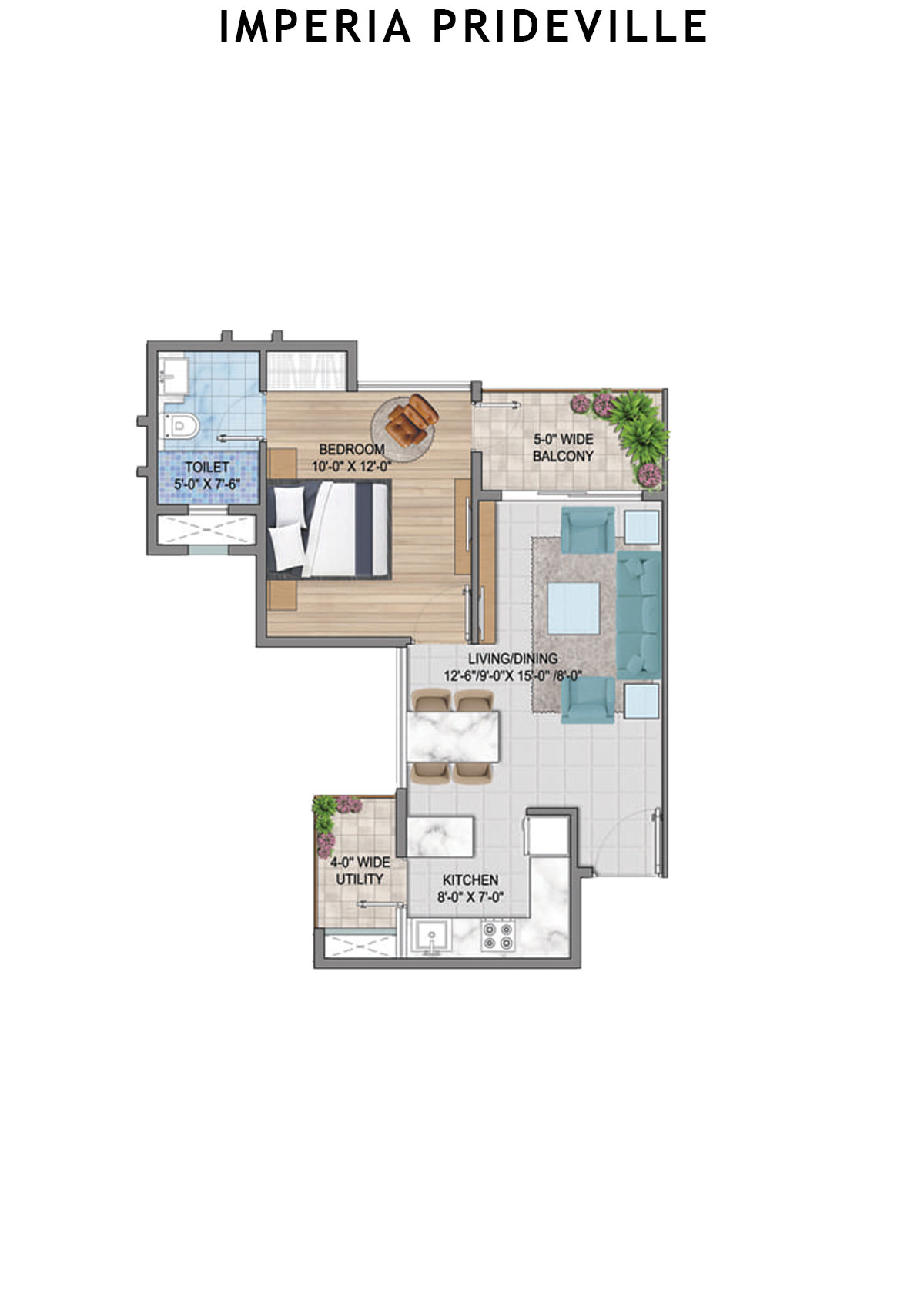 Imperia Prideville Glory Unit 7 Floor Plan