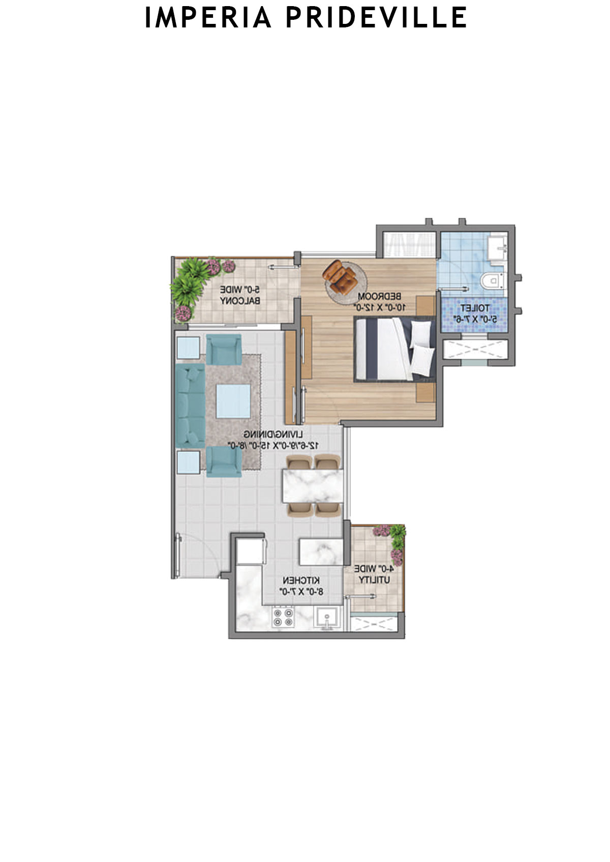 Imperia Prideville Glory Unit 8 Floor Plan