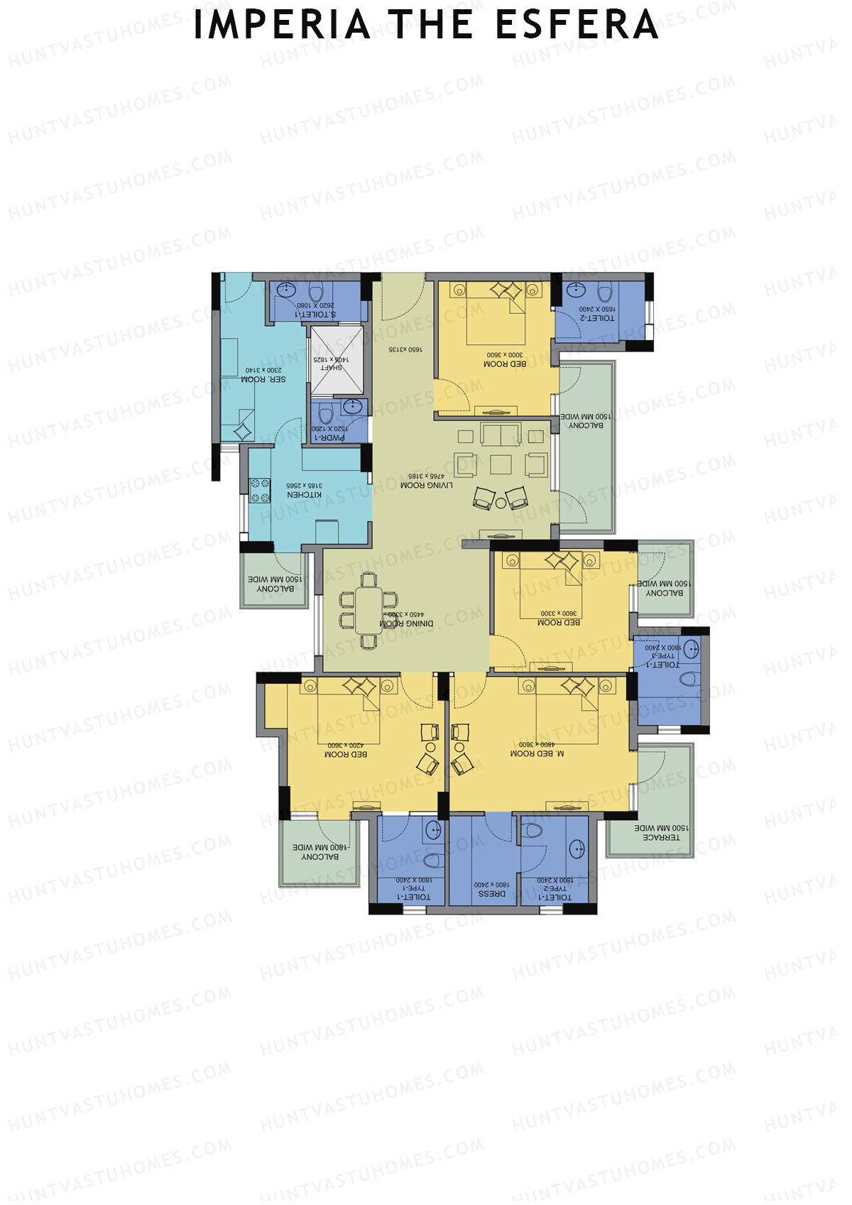 Imperia The Esfera Tower A Unit 3 Floor Plan
