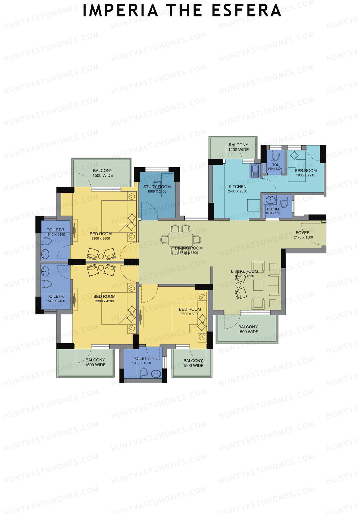 Imperia The Esfera Tower A Unit 4 Floor Plan