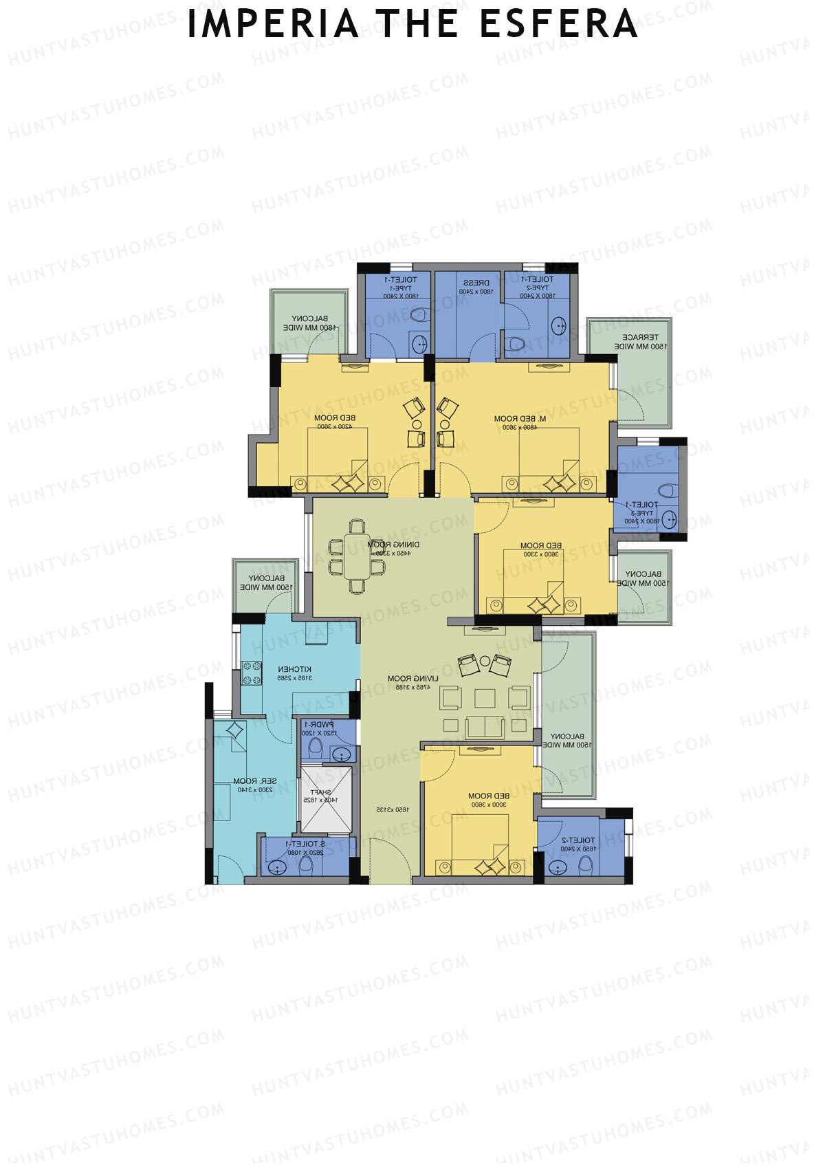 Imperia The Esfera Tower B Unit 1 Floor Plan