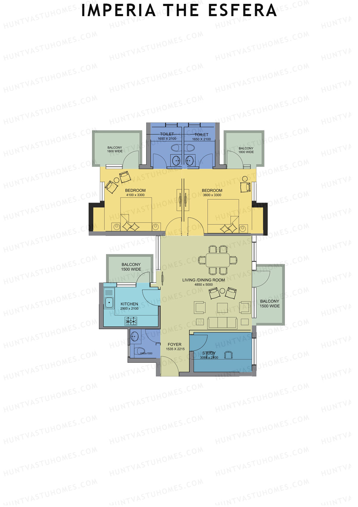 Imperia The Esfera Tower C Unit 1 Floor Plan