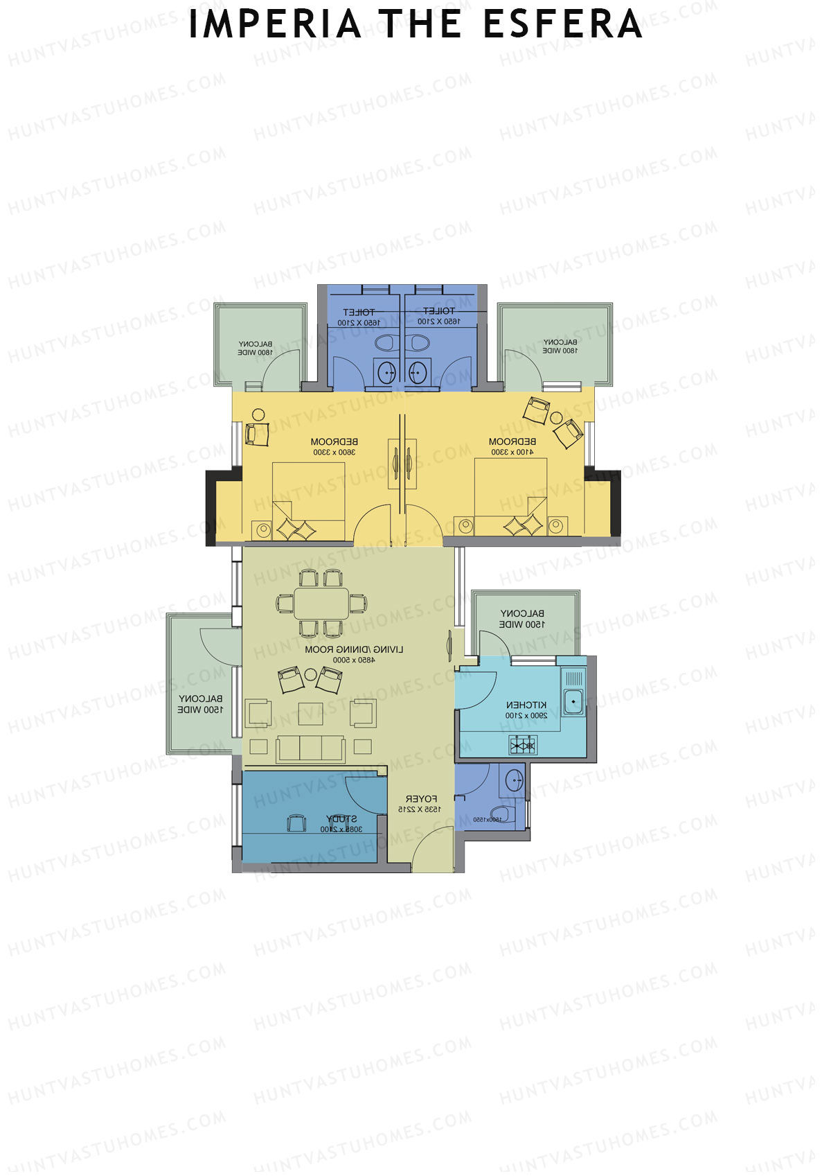 Imperia The Esfera Tower D Unit 1 Floor Plan