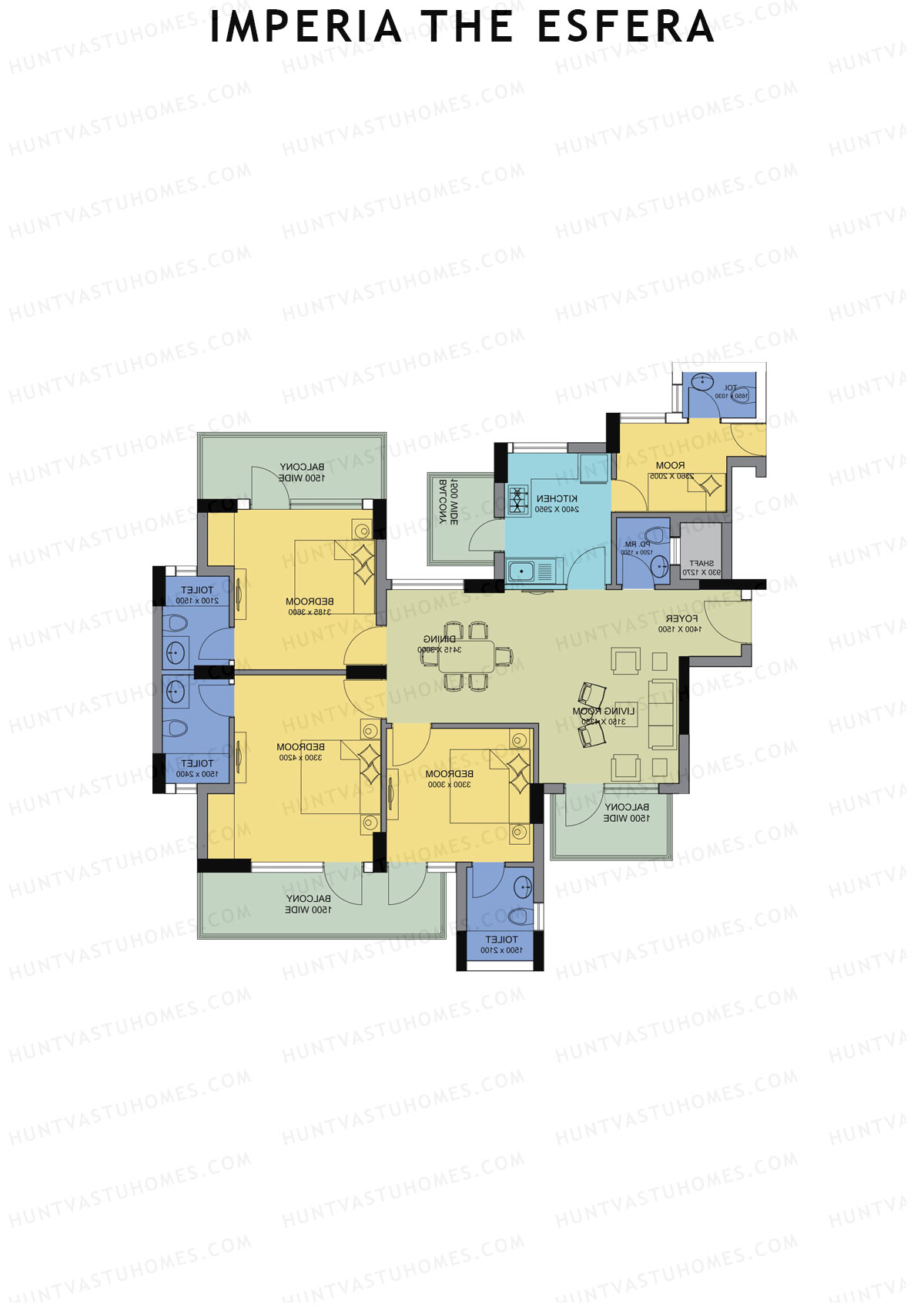 Imperia The Esfera Tower D Unit 4 Floor Plan