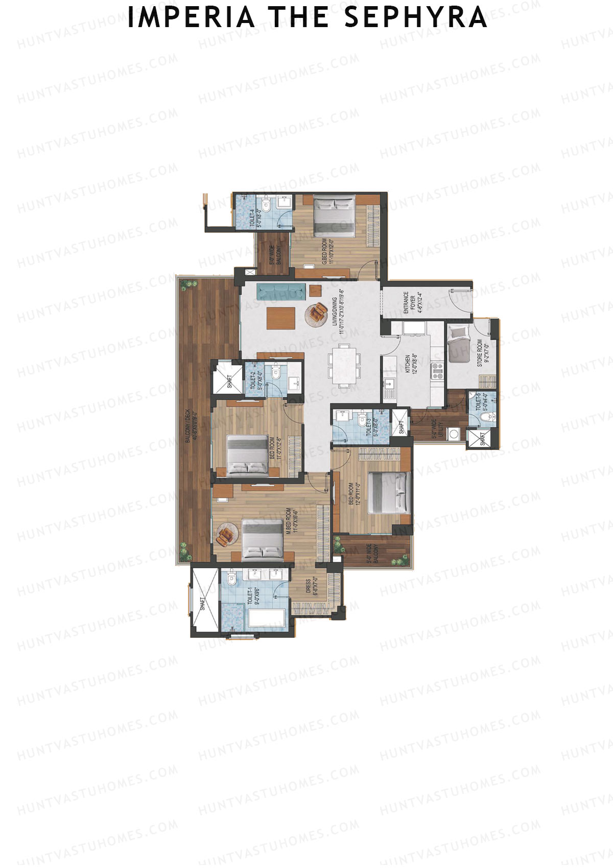 Imperia The Sephyra Tower A1 Unit 2 Floor Plan