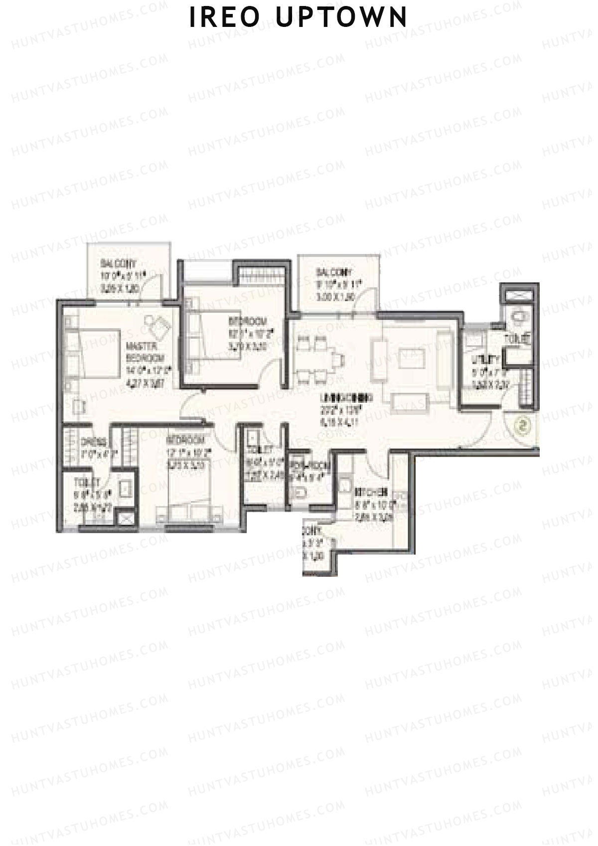 Ireo Uptown Tower A Unit 2 Floor Plan