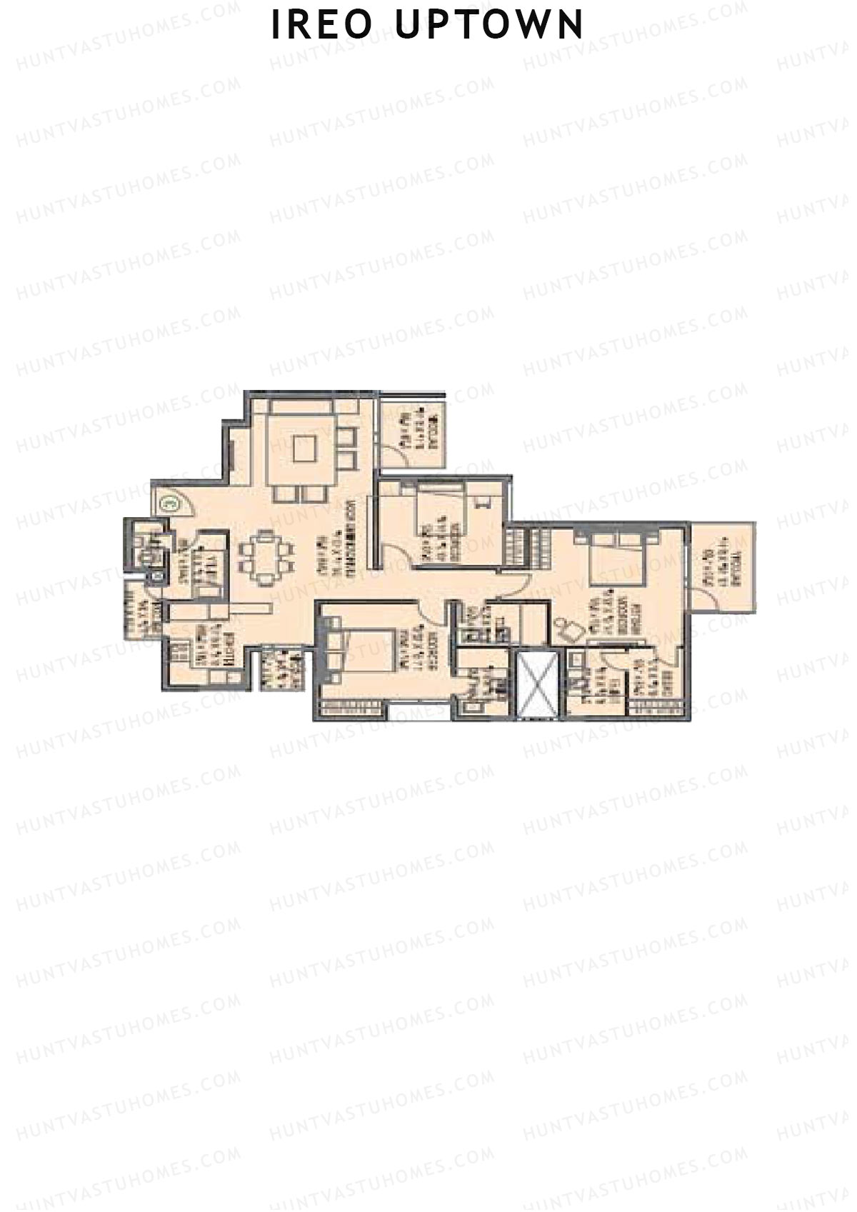 Ireo Uptown Tower B Unit 4 Floor Plan
