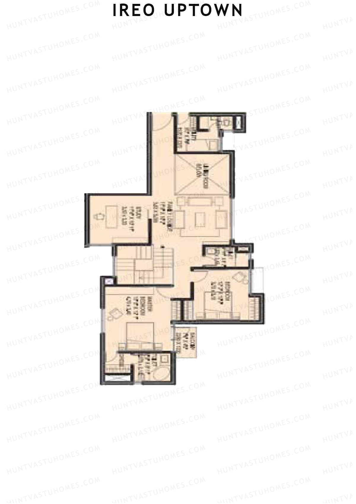 Ireo Uptown Tower B Unit 5 (Duplex ) Floor Plan