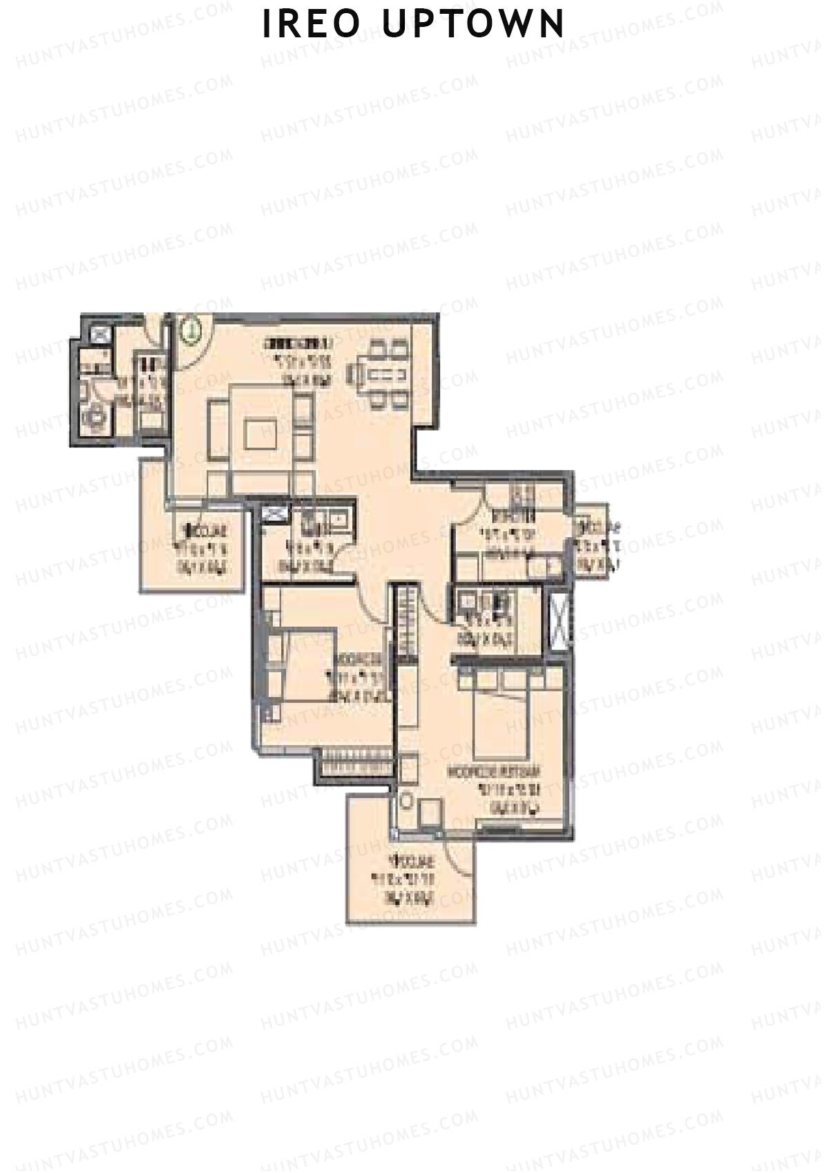 Ireo Uptown Tower D Unit 6 Floor Plan