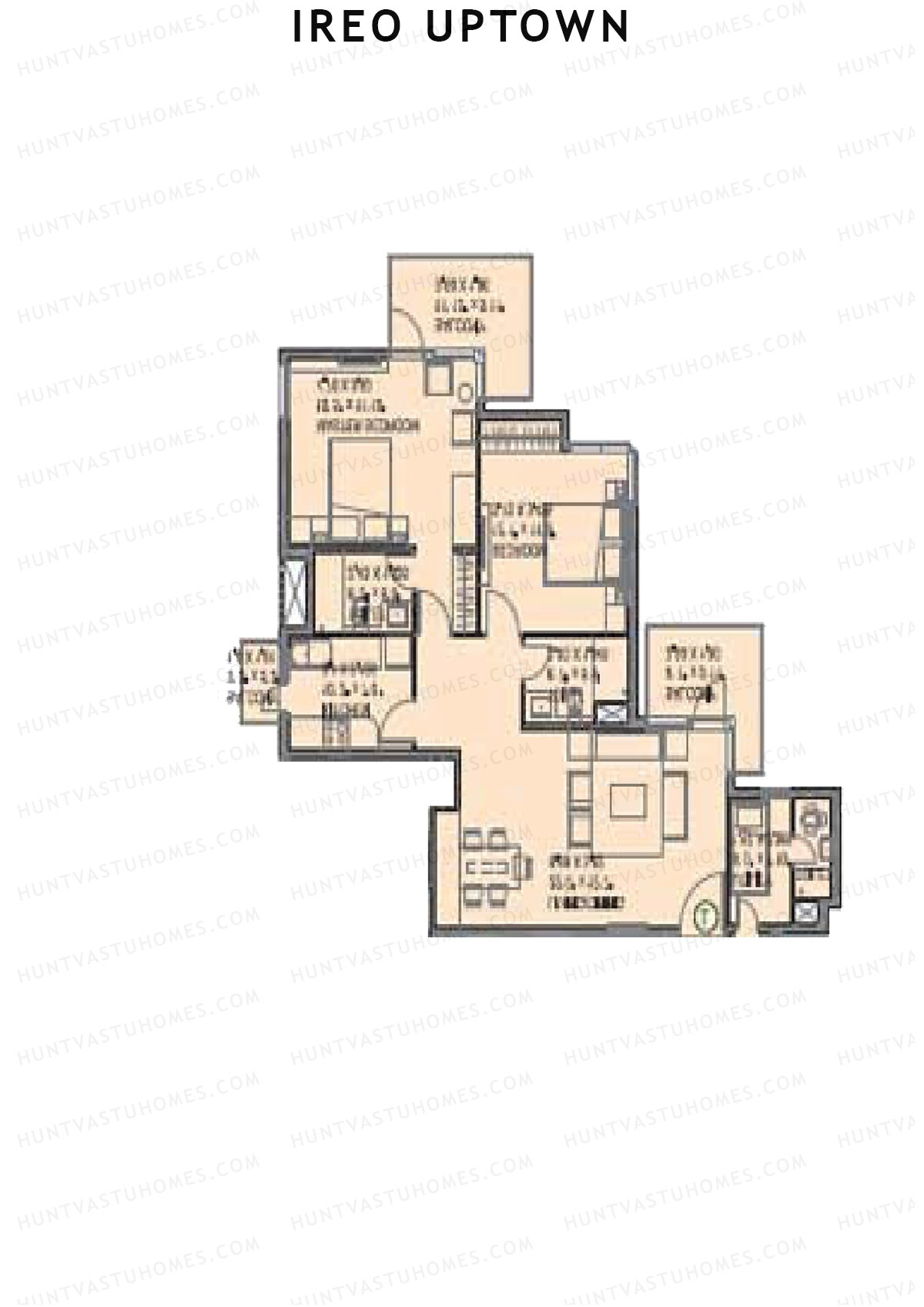 Ireo Uptown Tower E Unit 5 Floor Plan