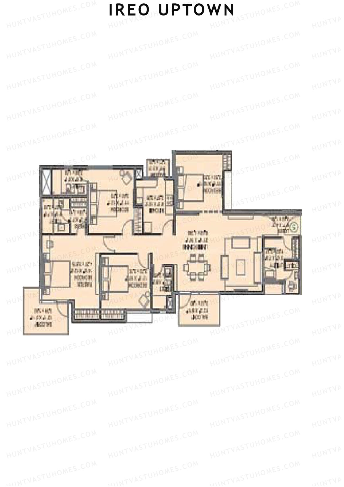 Ireo Uptown Tower E Unit 5 Floor Plan