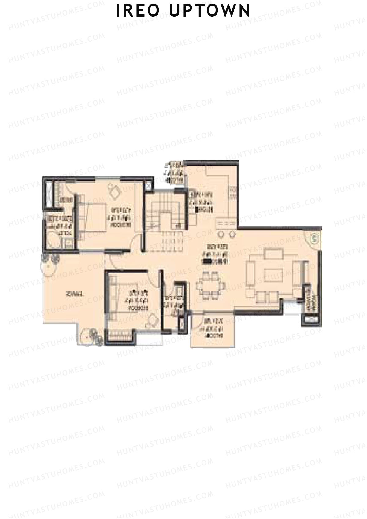 Ireo Uptown Tower E Unit 5 (Duplex ) Floor Plan