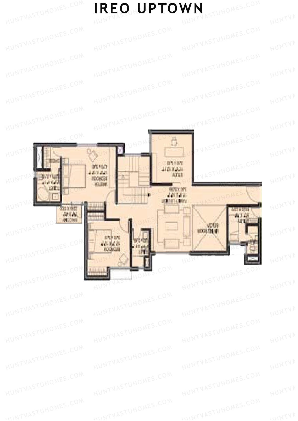 Ireo Uptown Tower E Unit 5 (Duplex ) Floor Plan