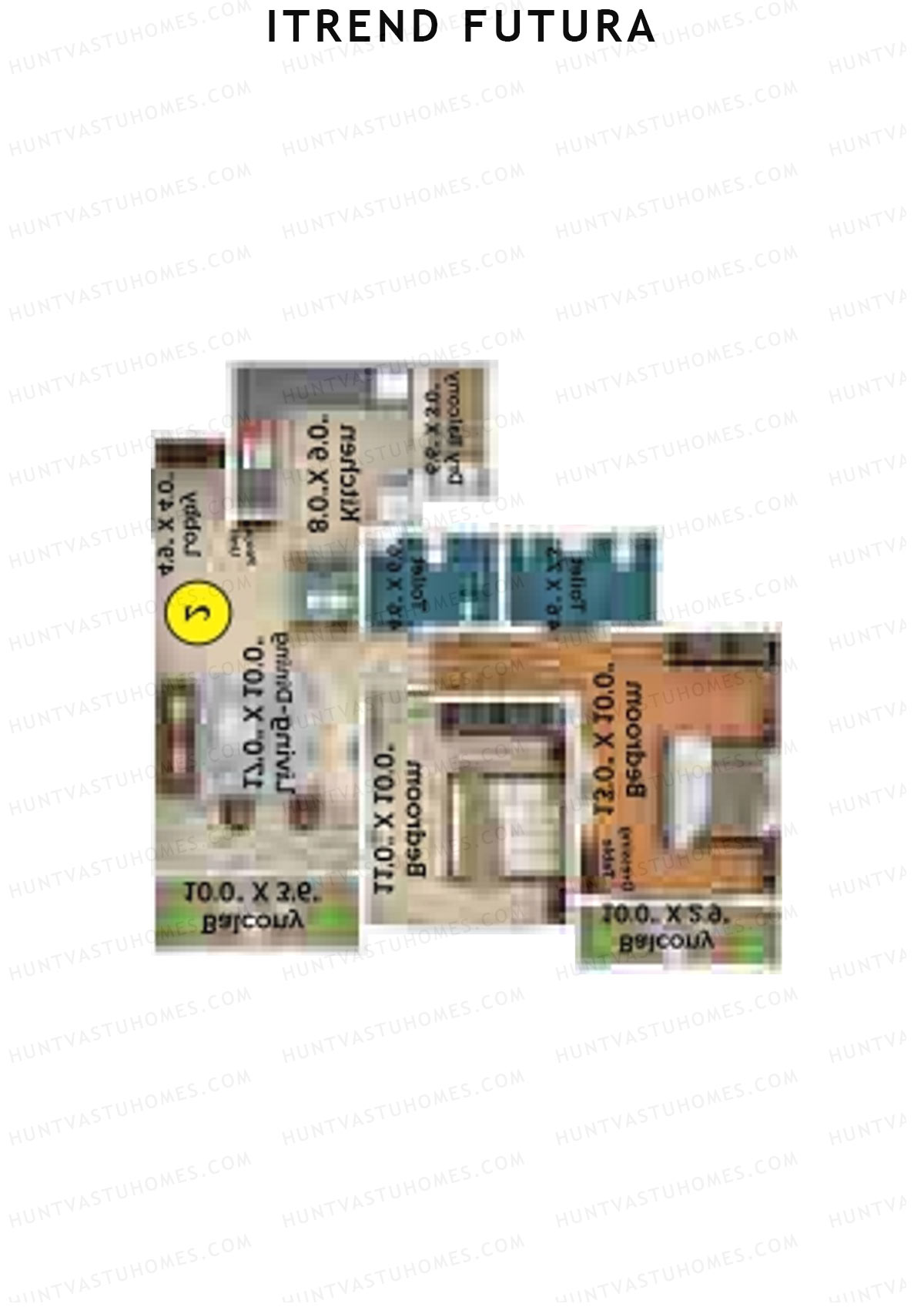 ITrend Futura Tower C Unit 3 Floor Plan