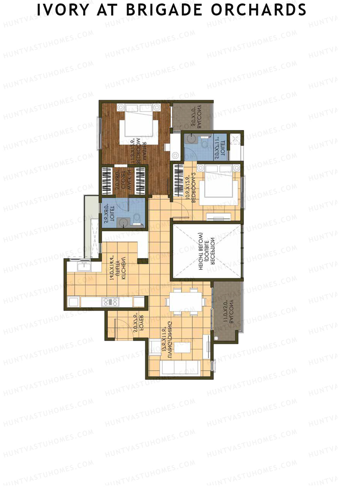 Ivory At Brigade Orchards Block E Unit 28 (Type 2) Floor Plan