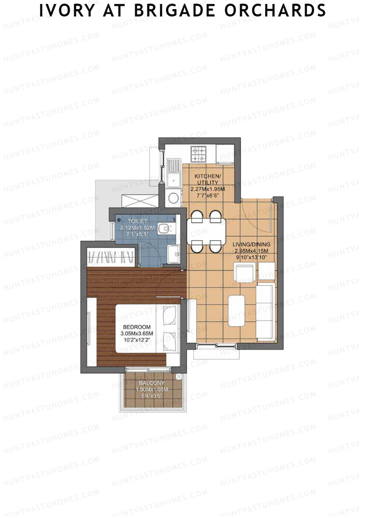 Ivory At Brigade Orchards Block J Unit 37 (Type 4) Floor Plan