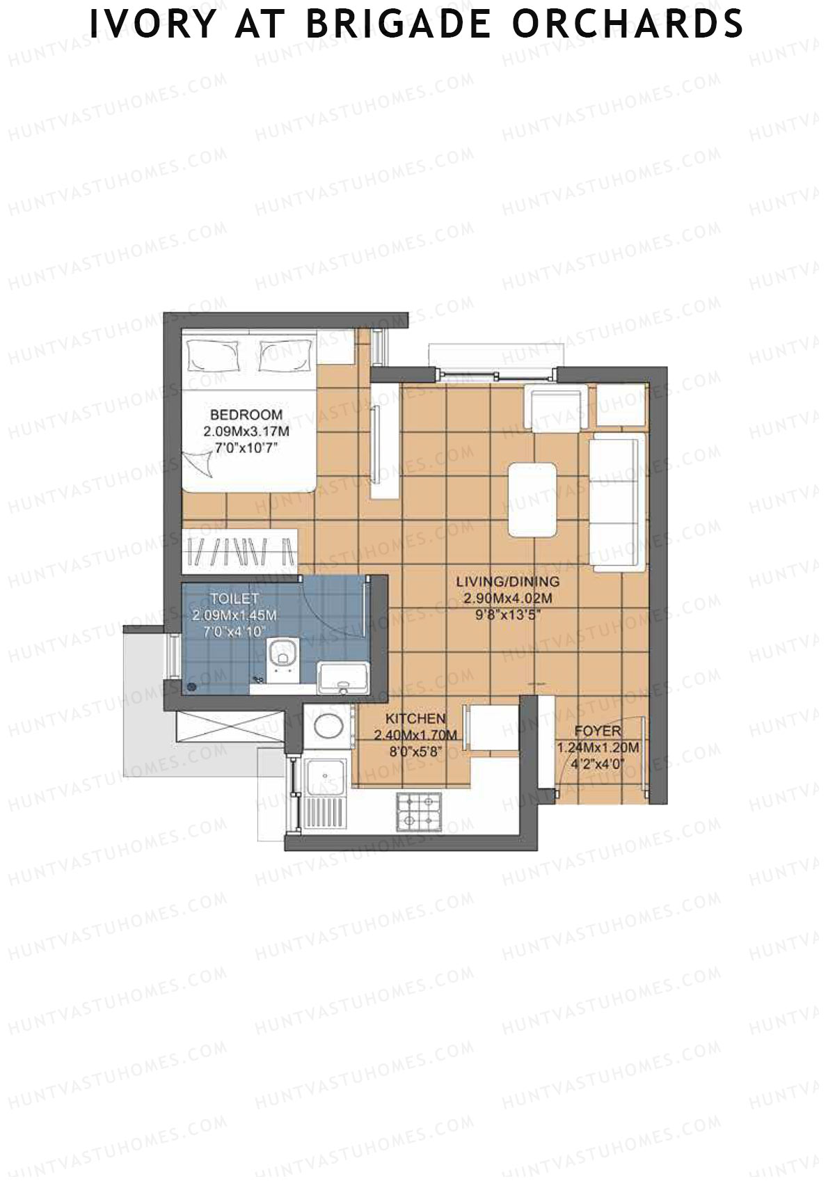 Ivory At Brigade Orchards Block J Unit 38 Floor Plan