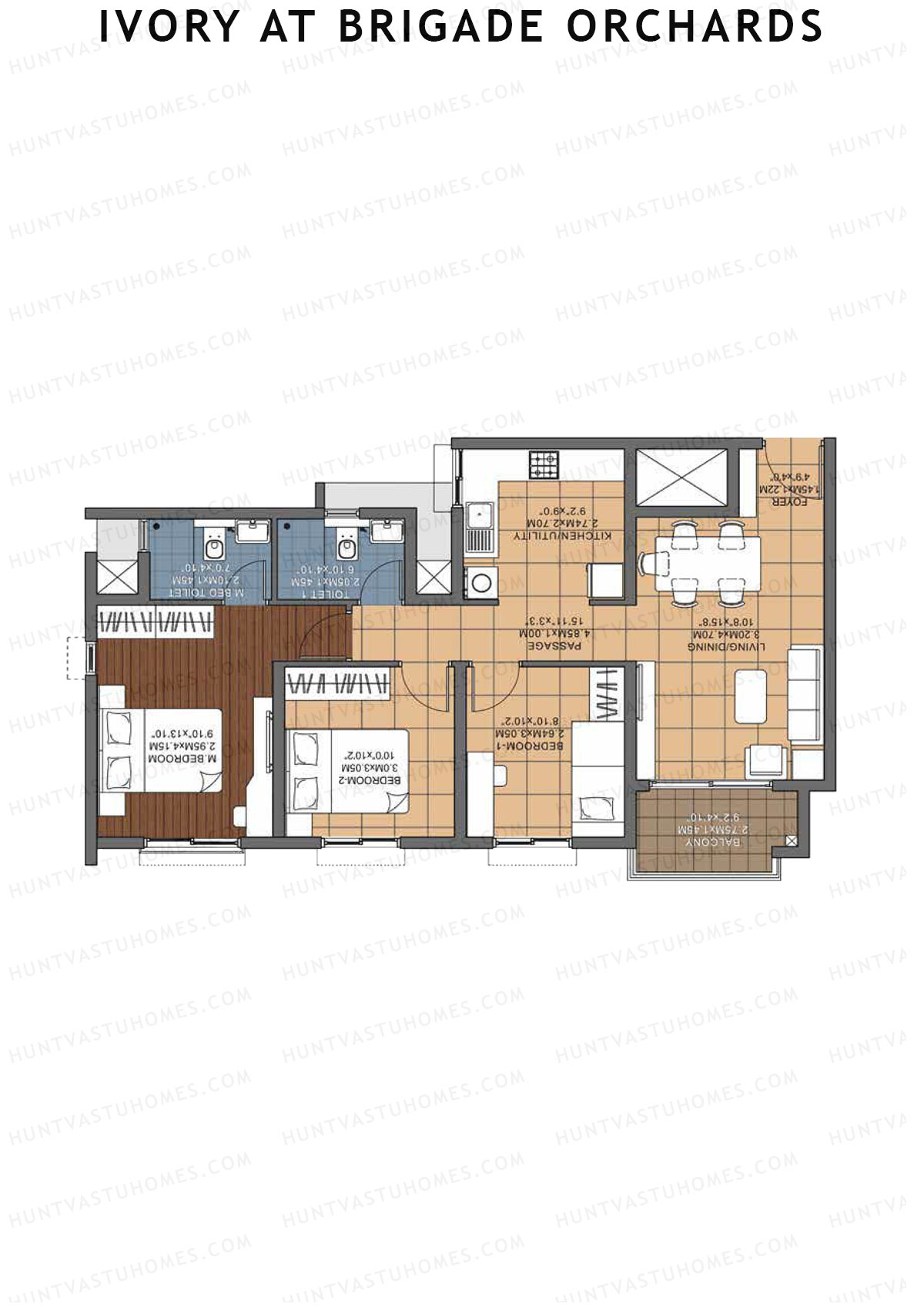Ivory At Brigade Orchards Block L Unit 56 Floor Plan