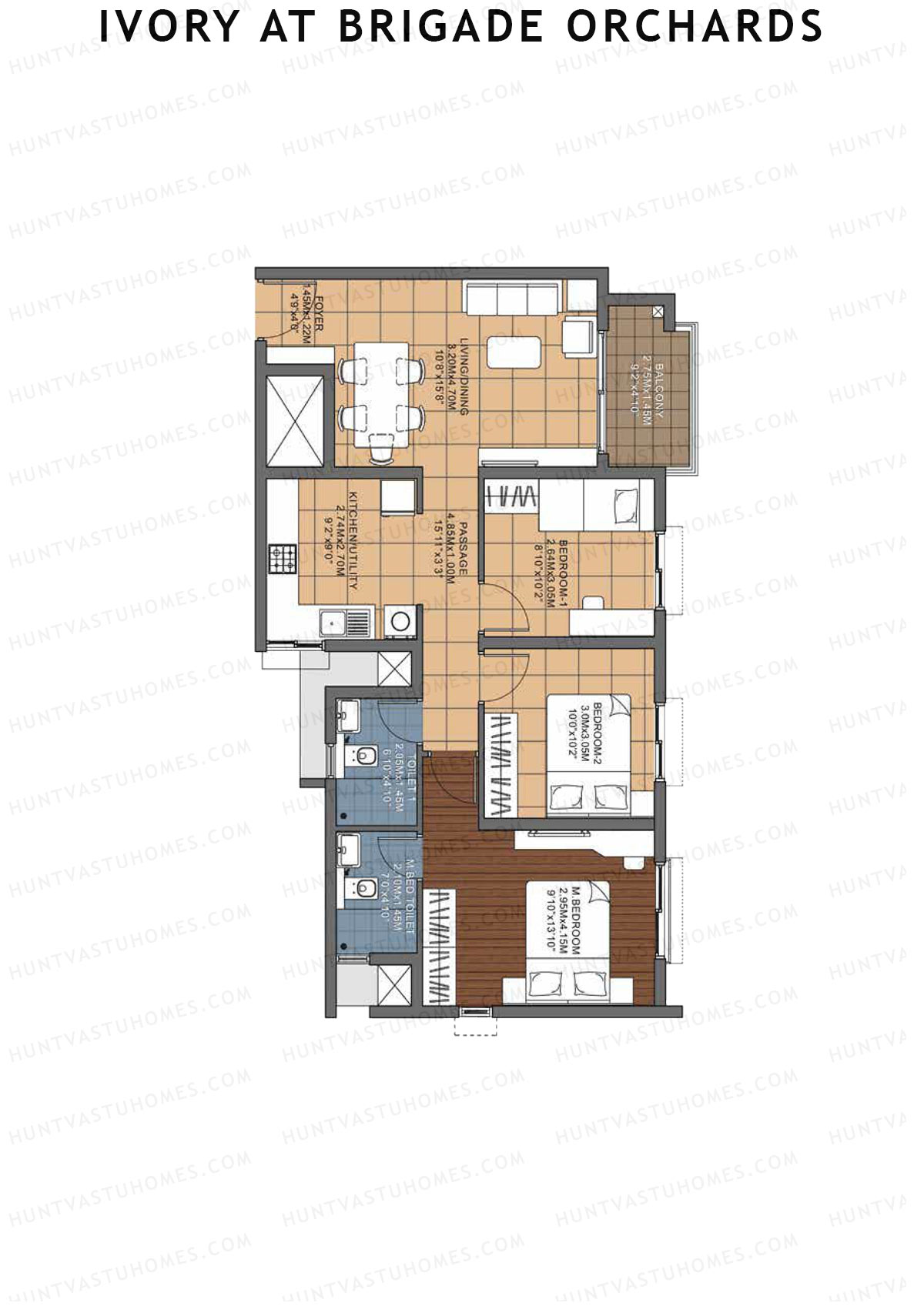Ivory At Brigade Orchards Block L Unit 64 Floor Plan