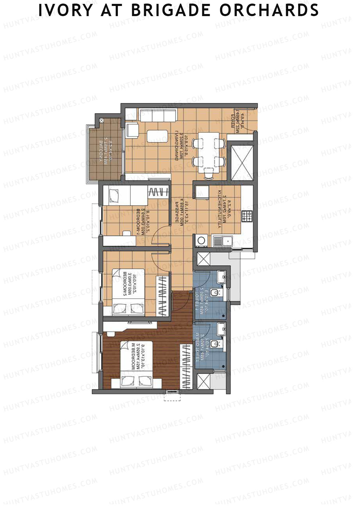 Ivory At Brigade Orchards Block L Unit 65 Floor Plan