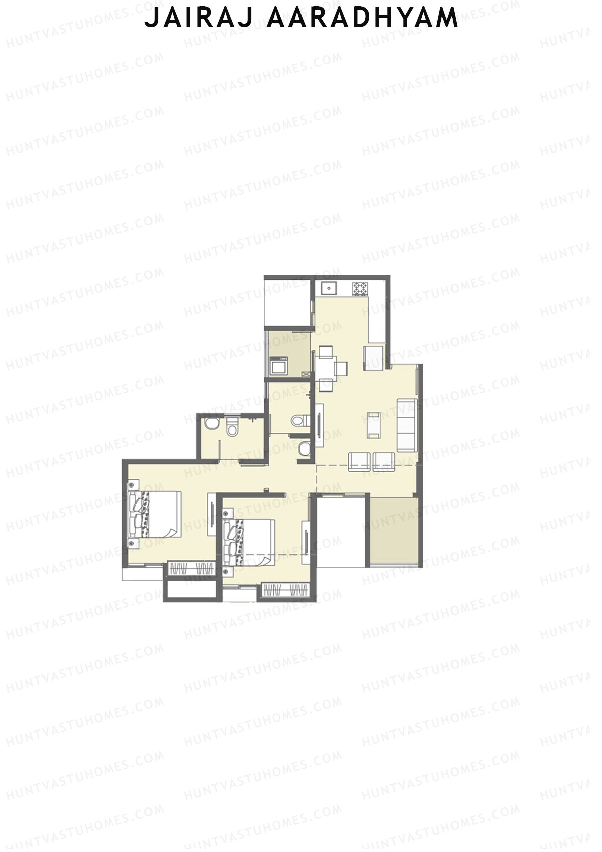 Jairaj Aaradhyam Tower S1 Unit 6 Floor Plan