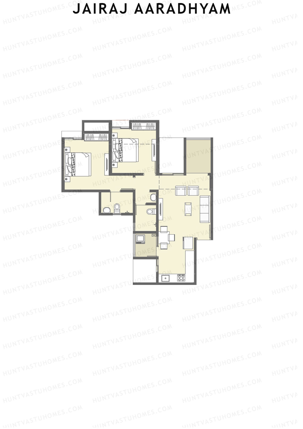 Jairaj Aaradhyam Tower S1 Unit 7 Floor Plan