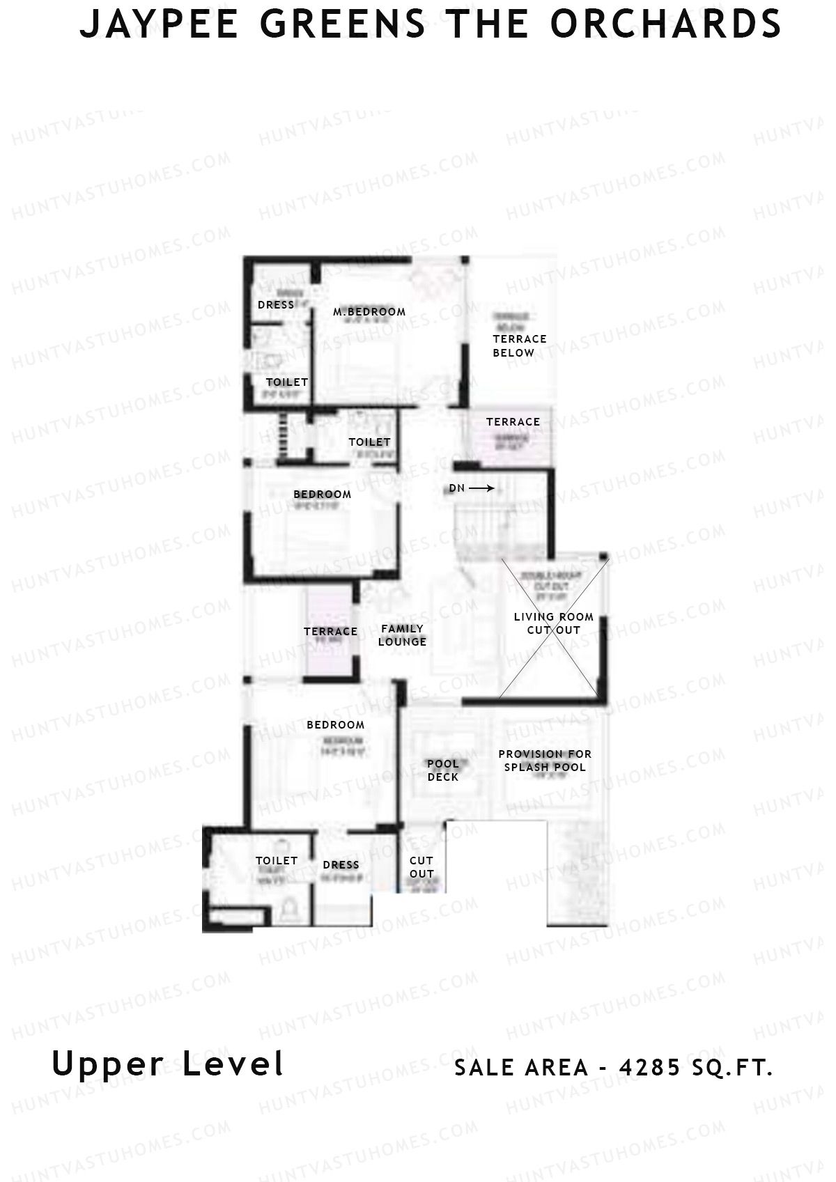 Jaypee Greens The Orchards Tower B1 Unit 2 Floor Plan