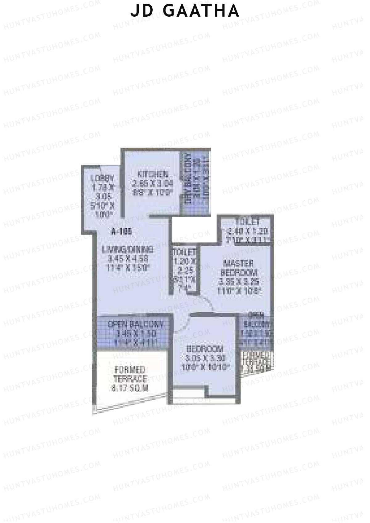 JD Gaatha Wing A Unit 5 Floor Plan