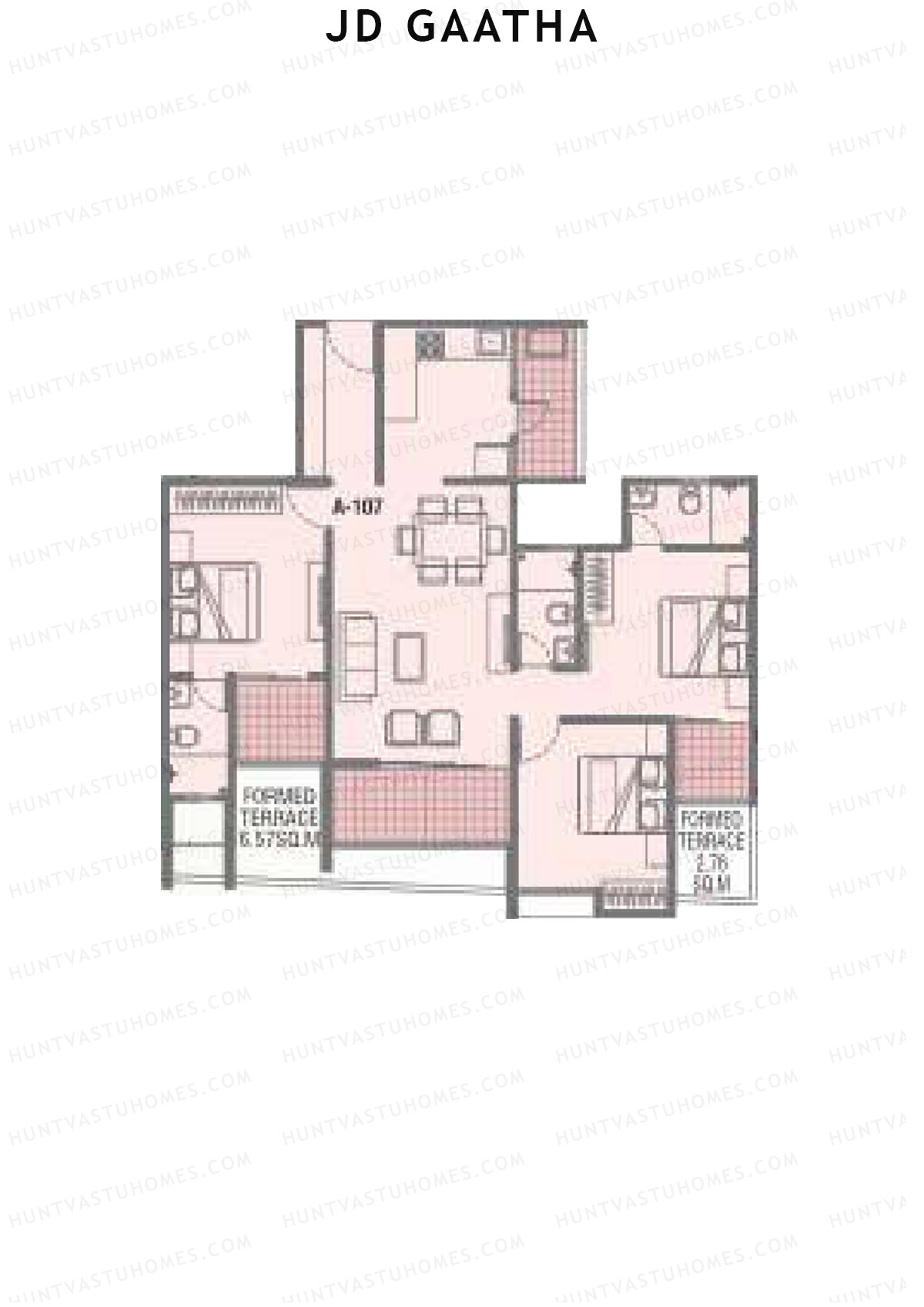 JD Gaatha Wing A Unit 7 Floor Plan