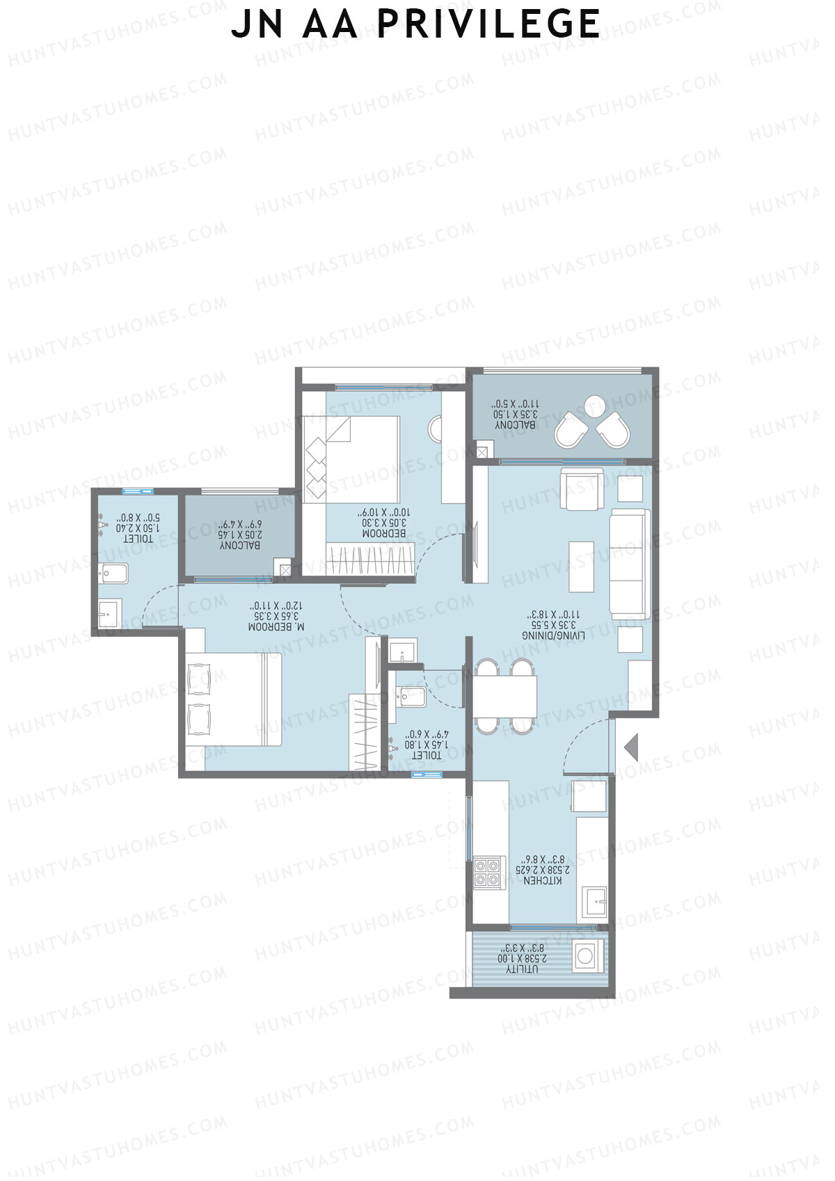 JN AA Privilege Tower C Unit 6 Floor Plan