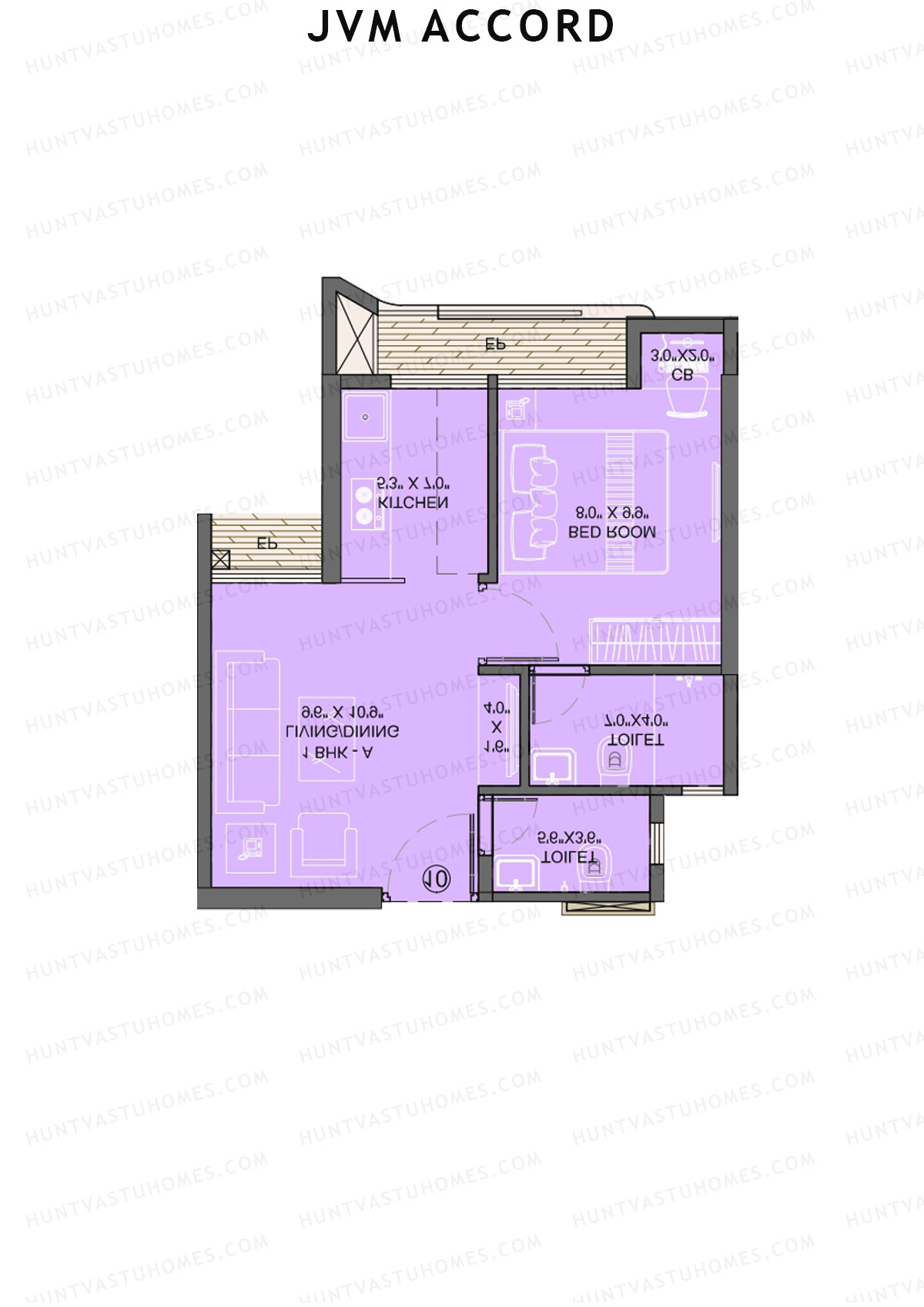 JVM Accord Wing A1 Unit 12 Floor Plan