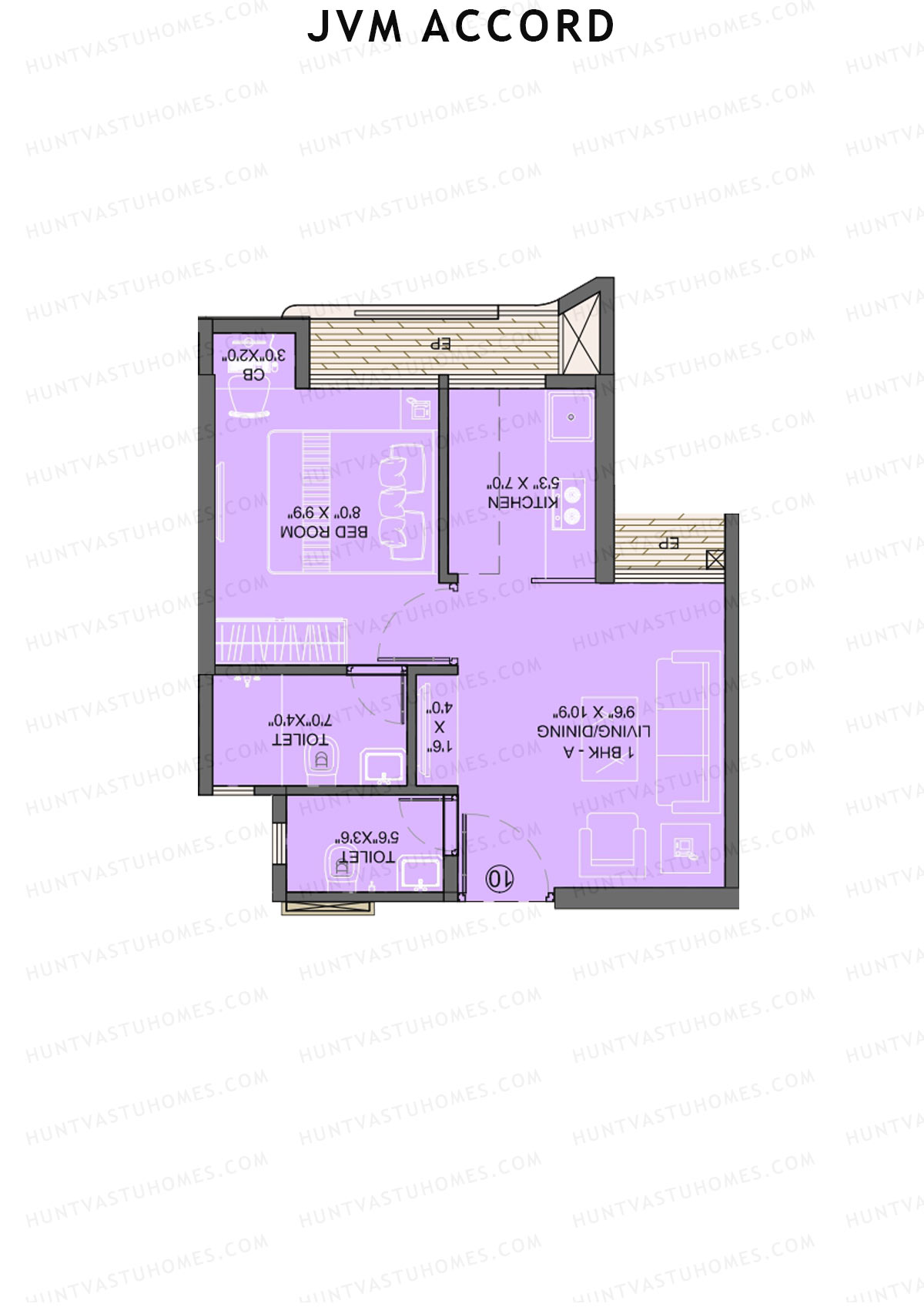 JVM Accord Wing A1 Unit 13 Floor Plan