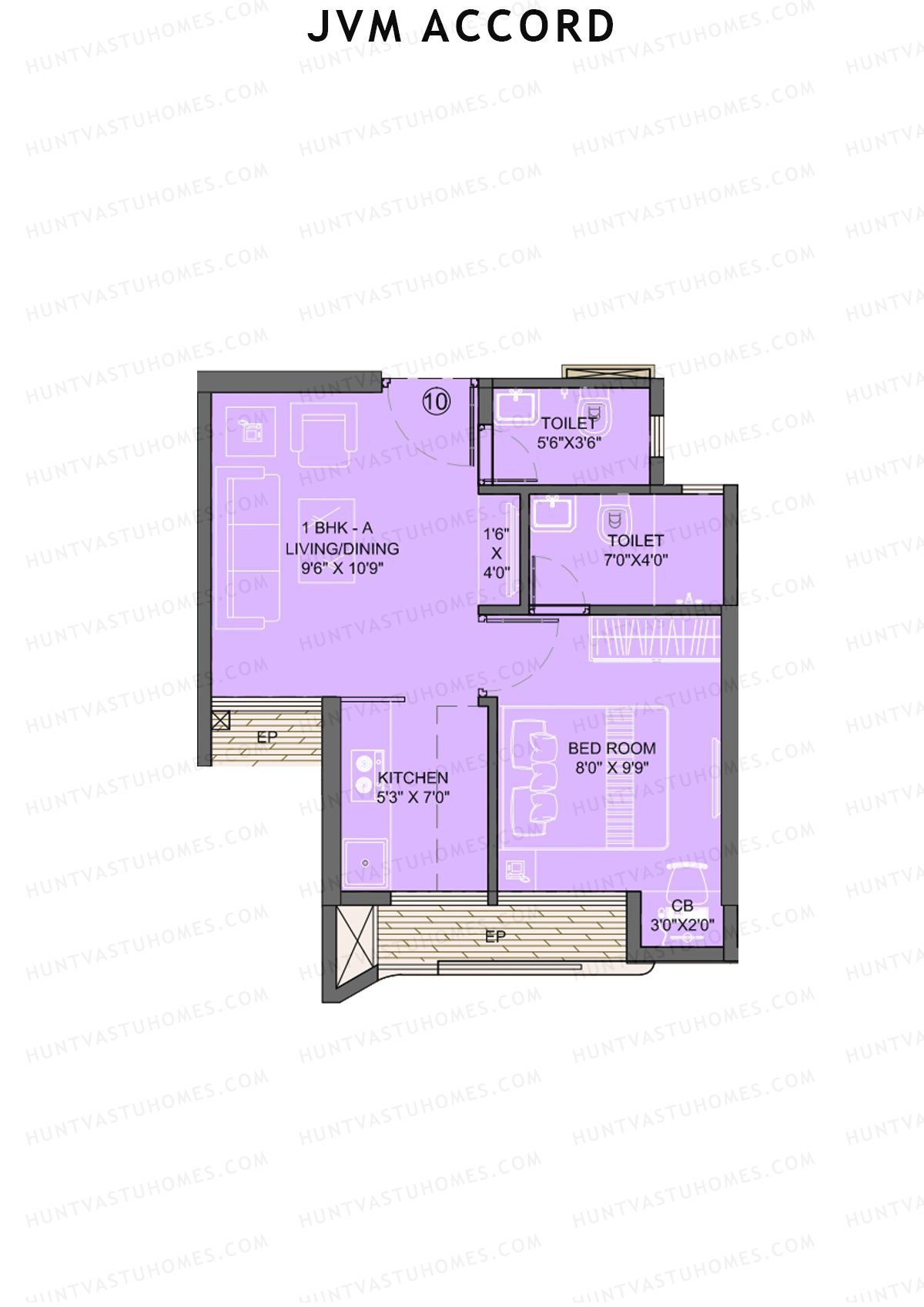 JVM Accord Wing A1 Unit 6 Floor Plan