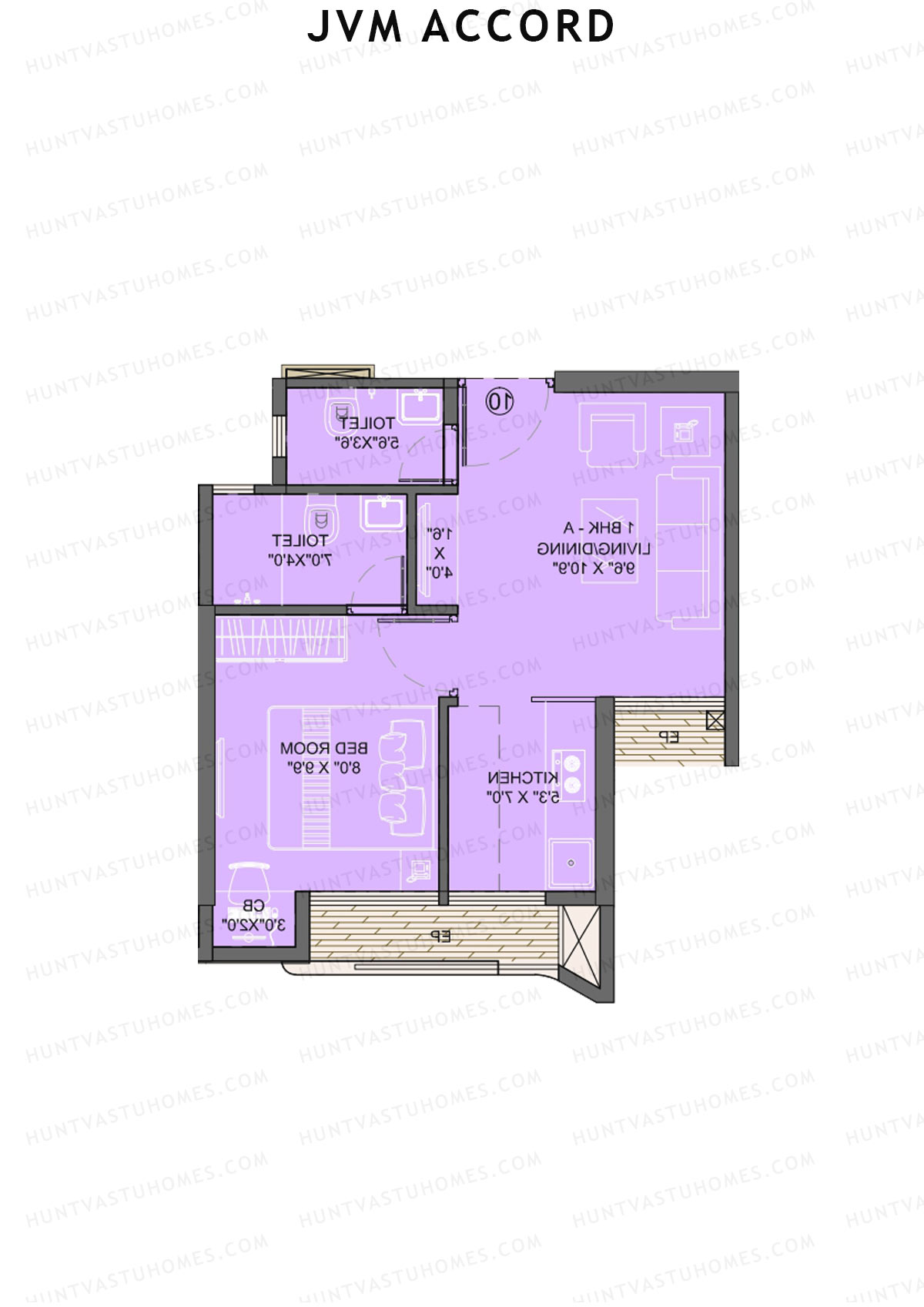 JVM Accord Wing A1 Unit 7 Floor Plan