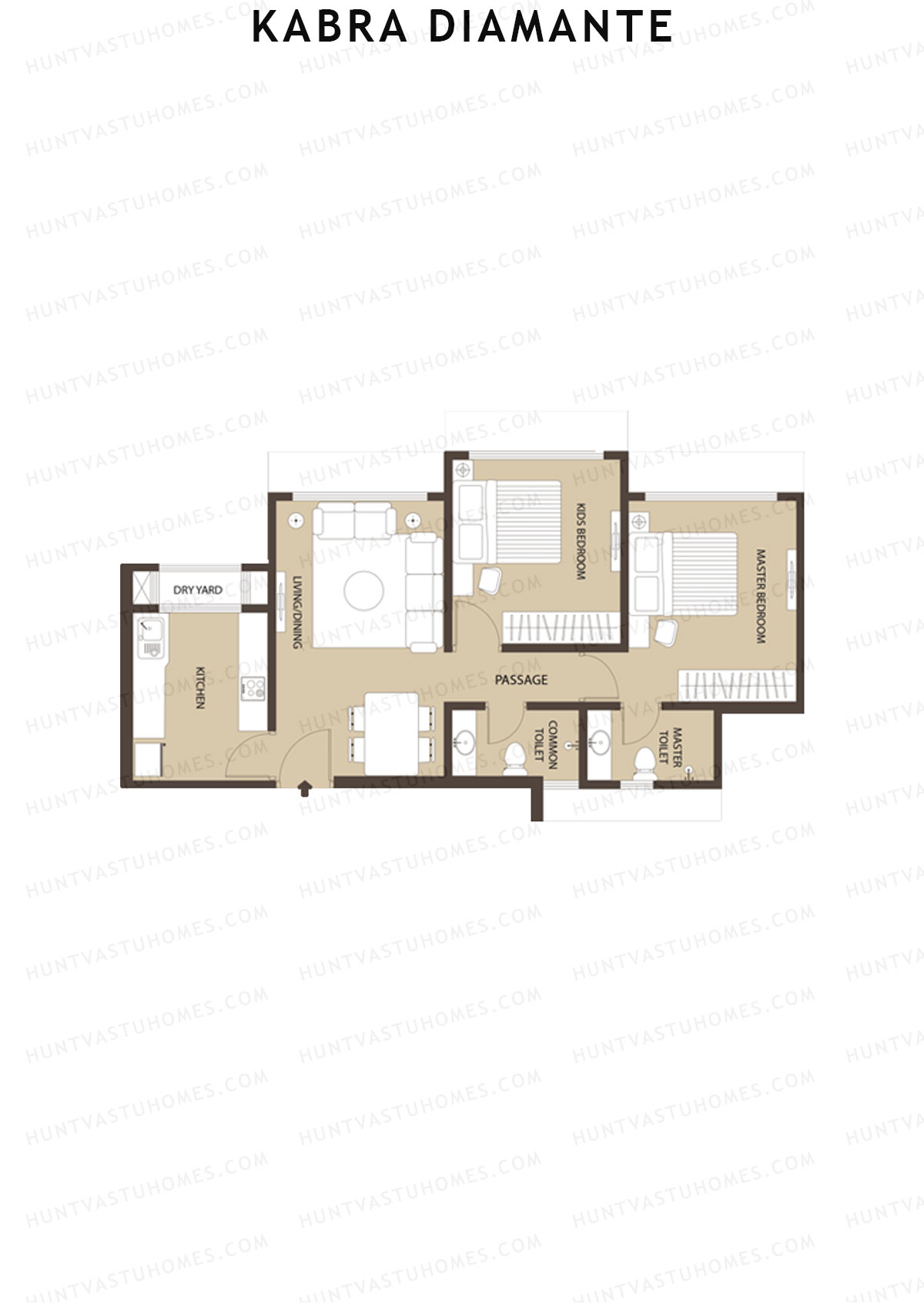 Kabra Diamante Wing A Unit 3 Floor Plan