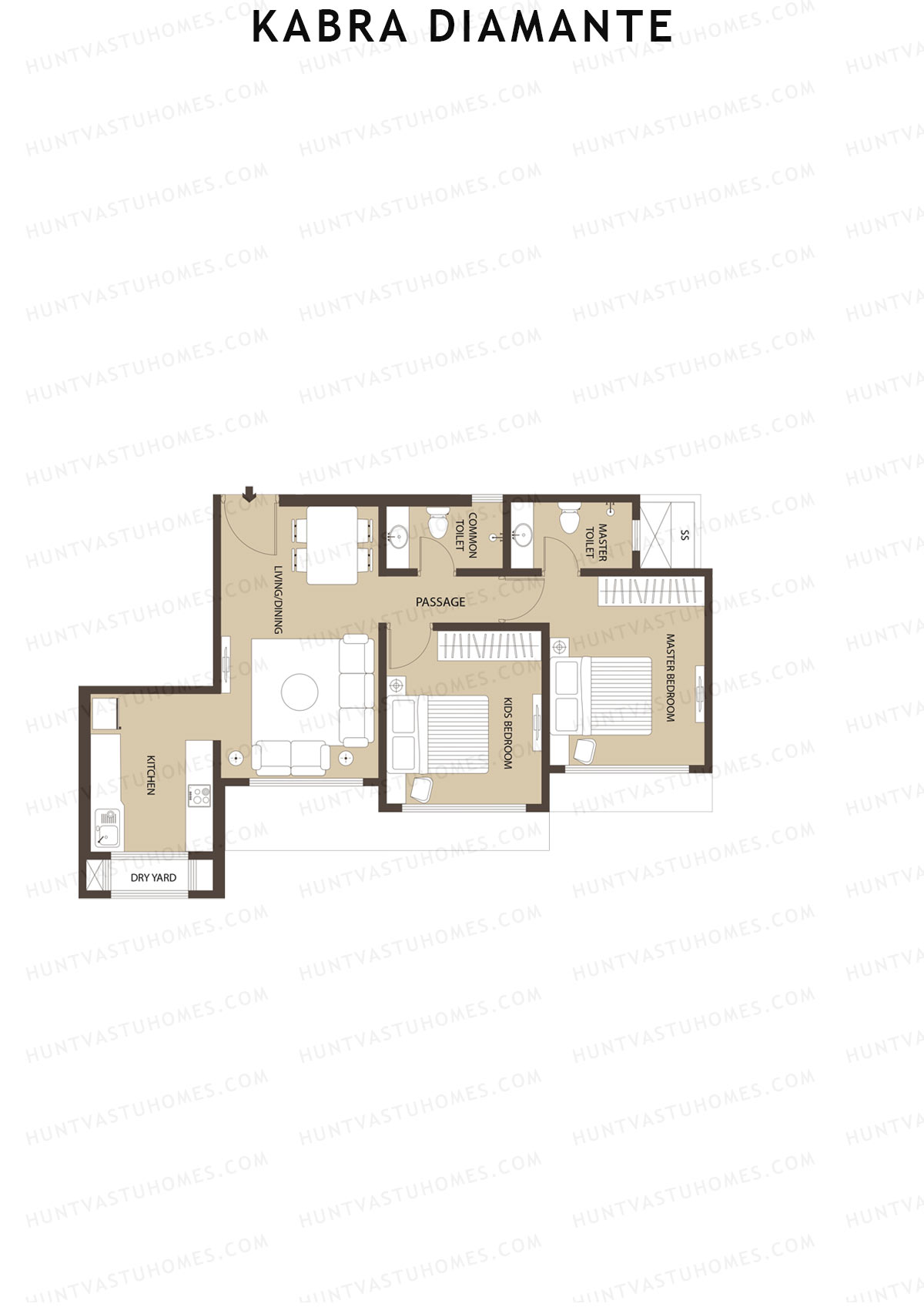 Kabra Diamante Wing A Unit 4 Floor Plan