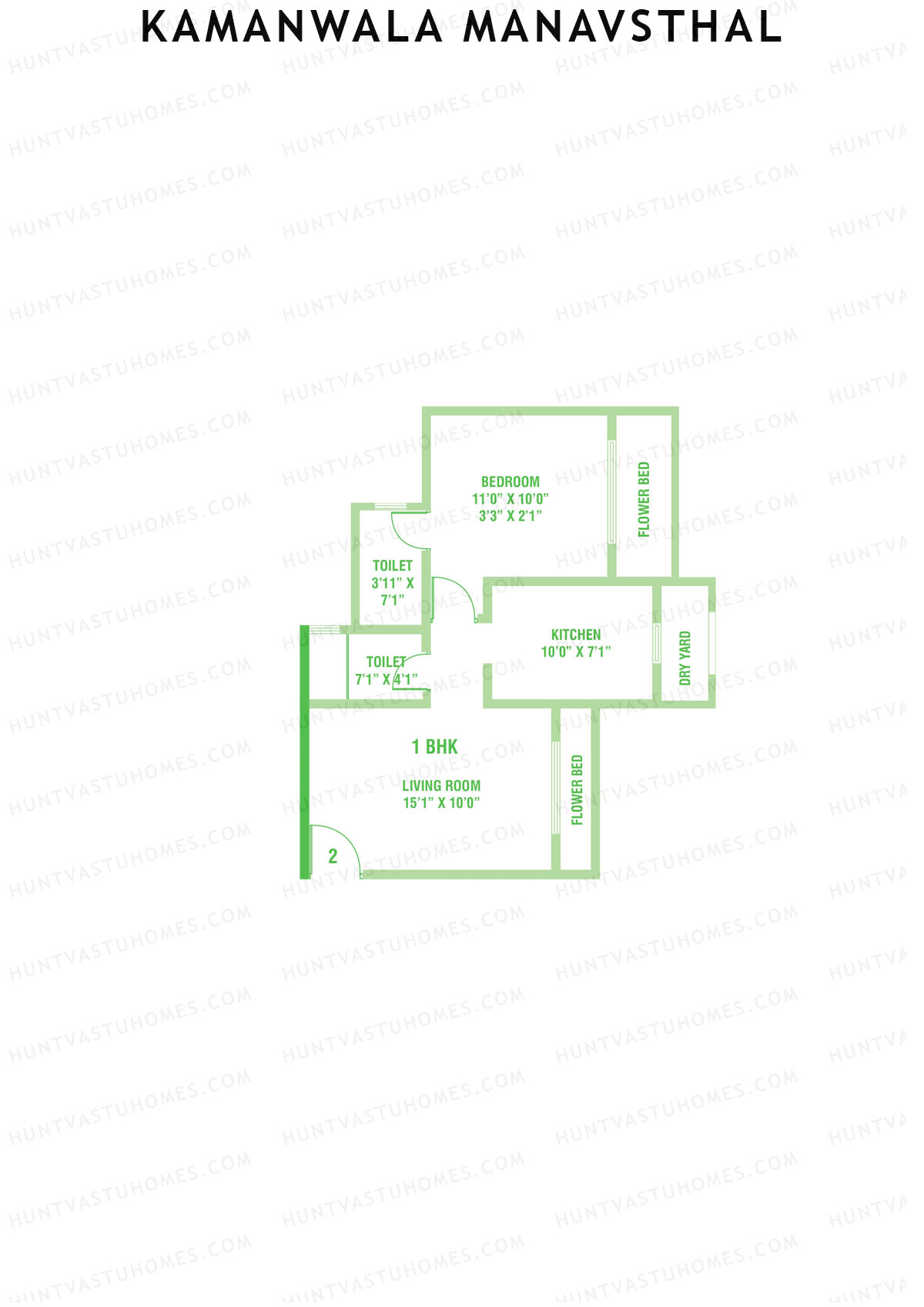 Kamanwala Manavsthal Wing A Unit 2 Floor Plan