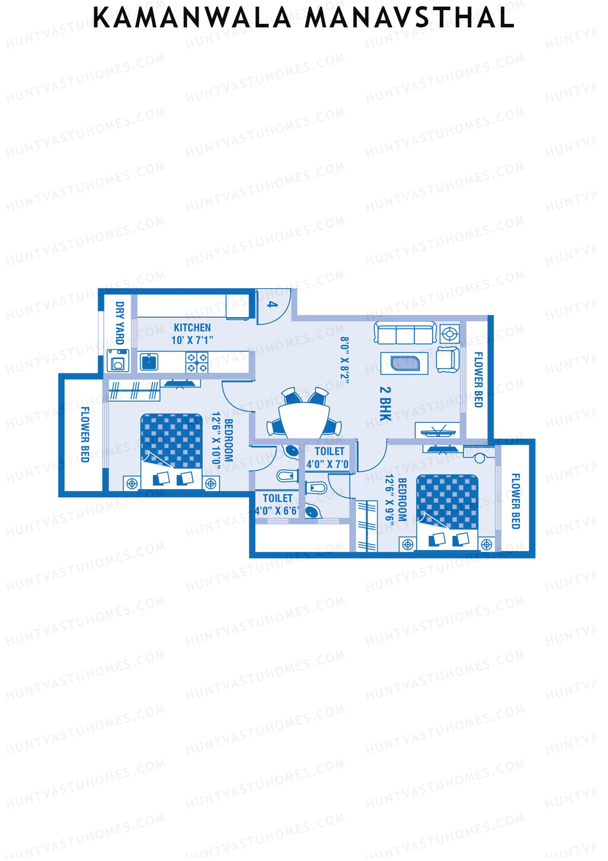 Kamanwala Manavsthal Wing D Unit 4 Floor Plan