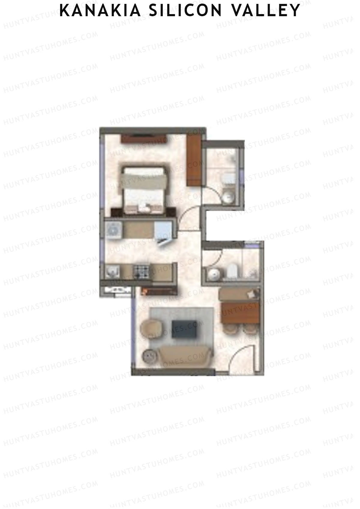 Kanakia Silicon Valley Tower B Unit 7 Floor Plan