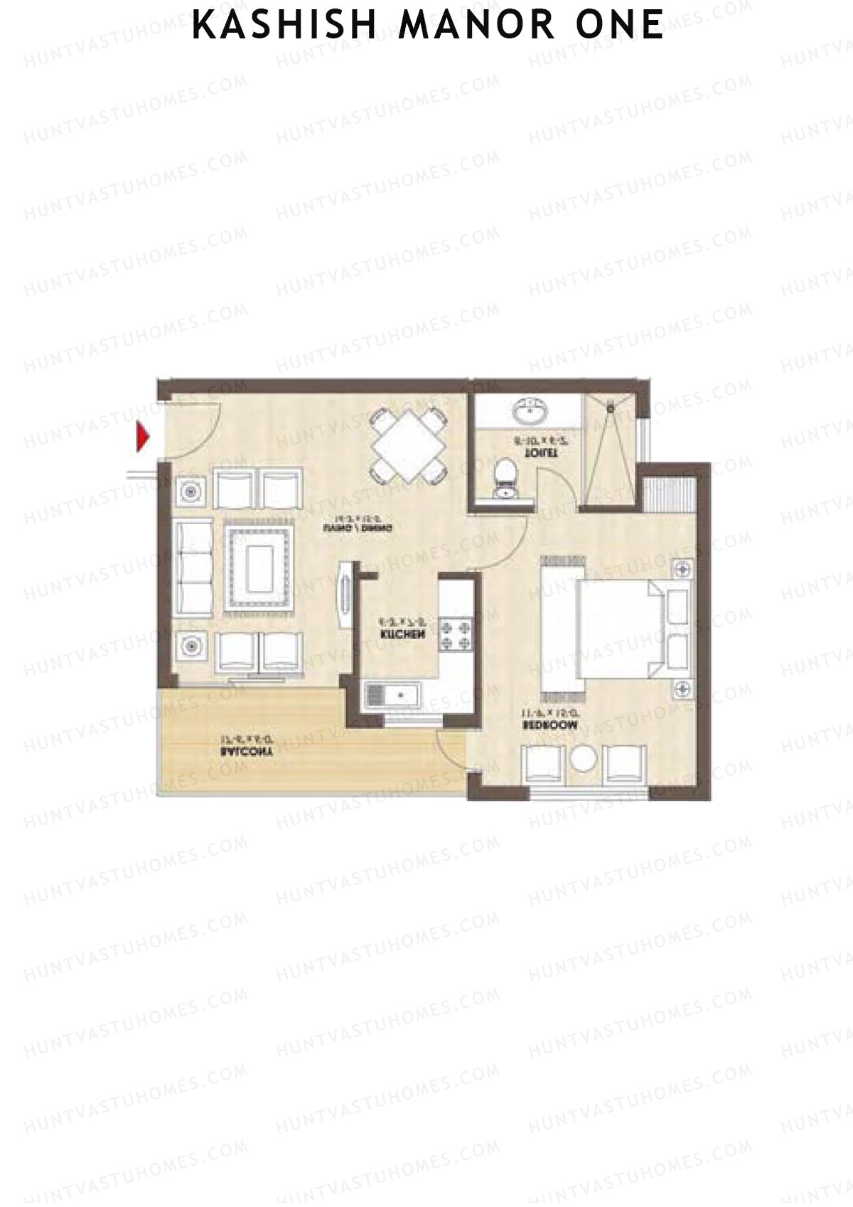 Kashish Manor One Block A Unit D Floor Plan