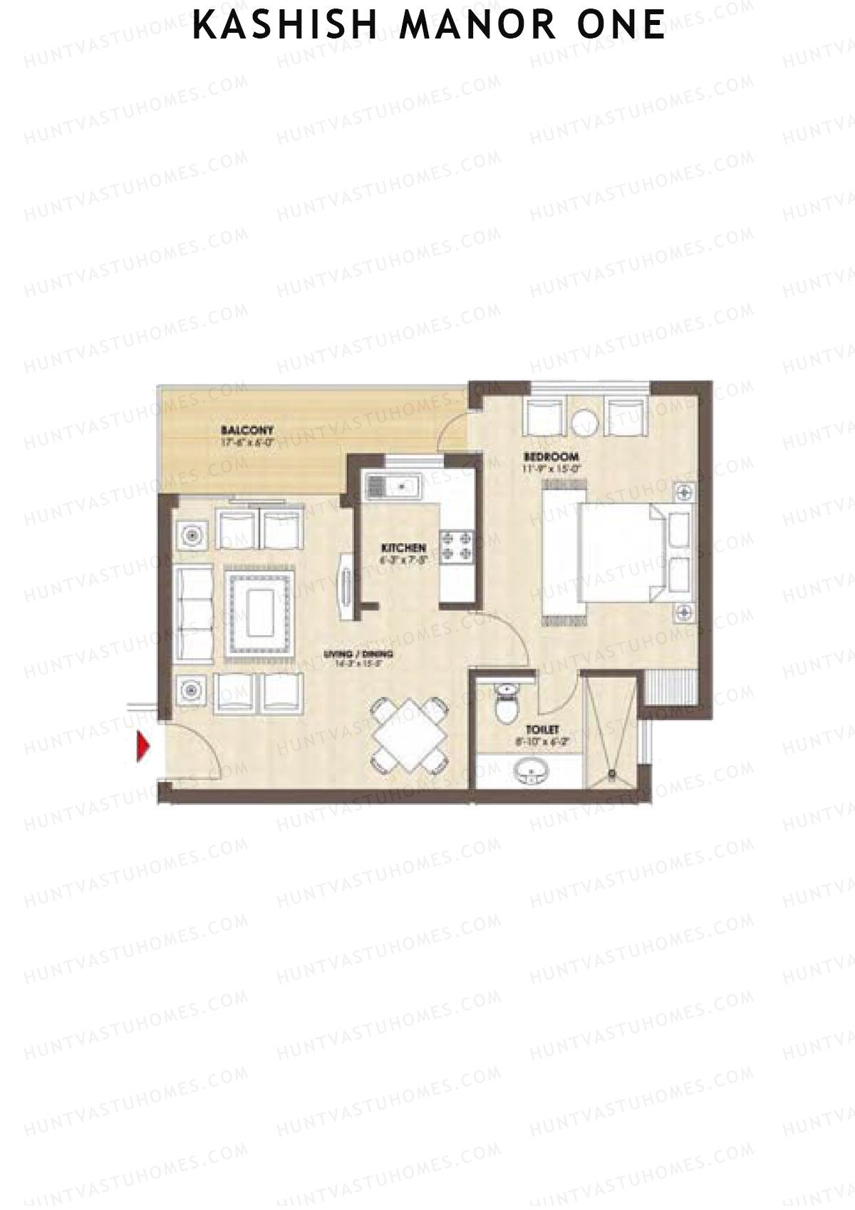 Kashish Manor One Block A Unit F Floor Plan