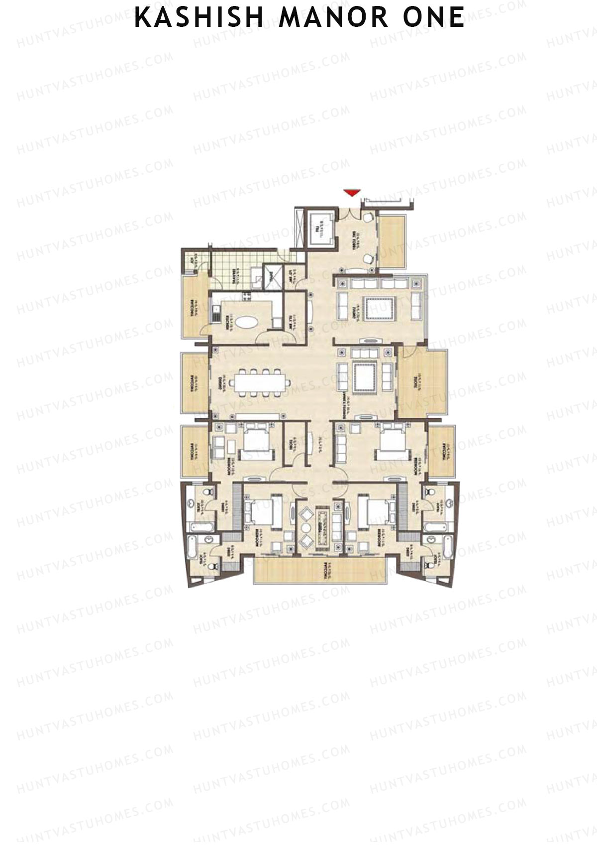 Kashish Manor One Block D Unit A Floor Plan