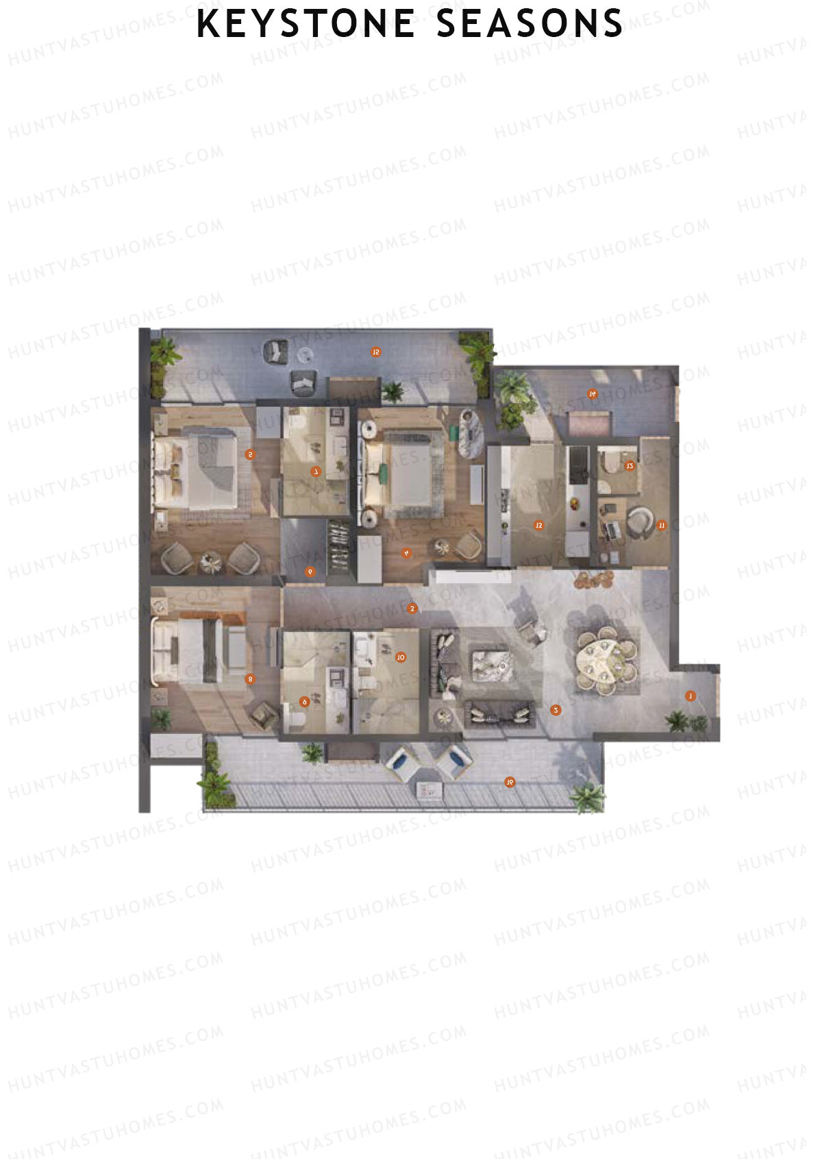 Keystone Seasons Earth Unit 1 Floor Plan